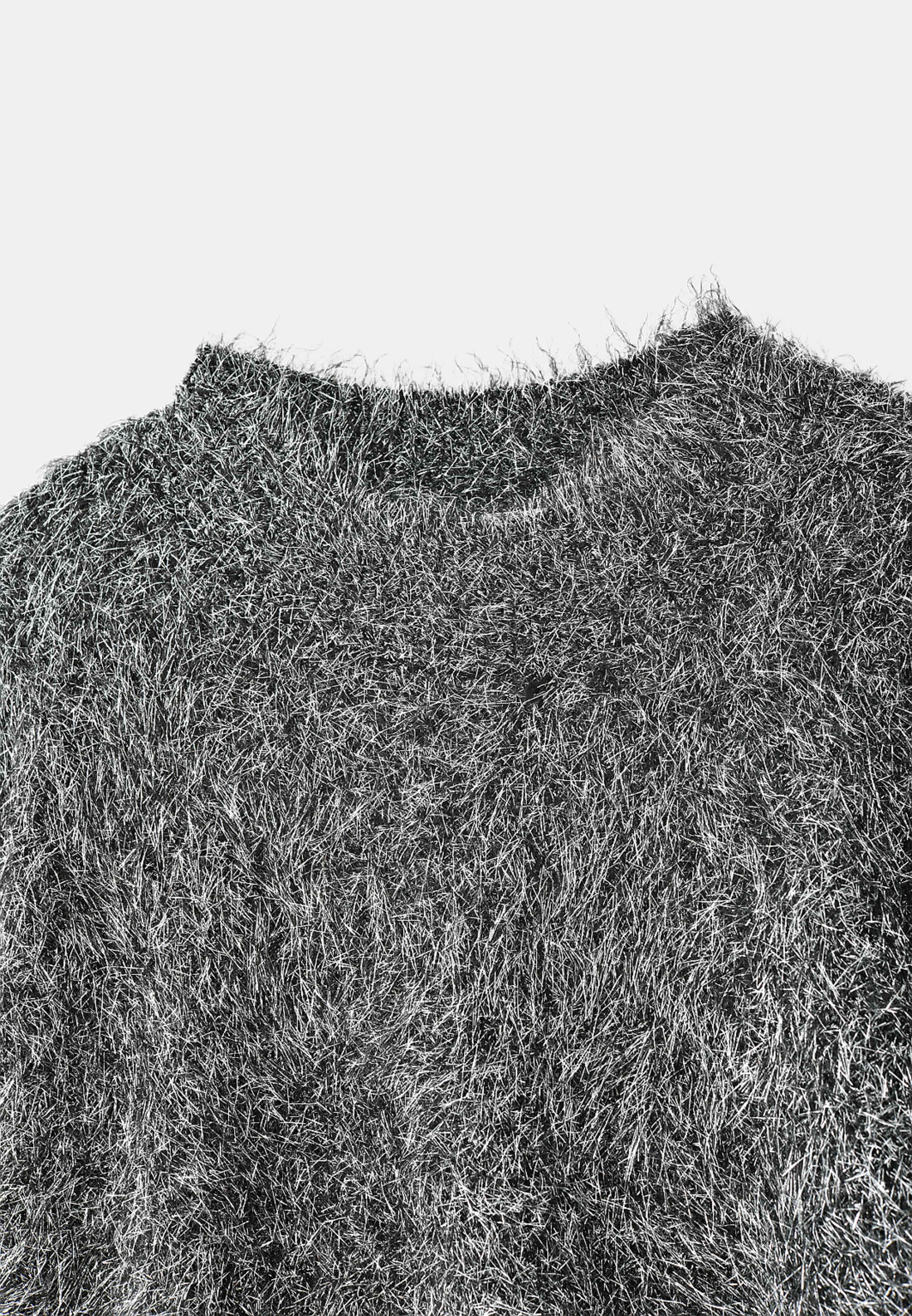 Lurvig glittertröja COLLEEN, från Carin Wester, i färgen Black/Silver. Klicka för att öppna bilden i stort format