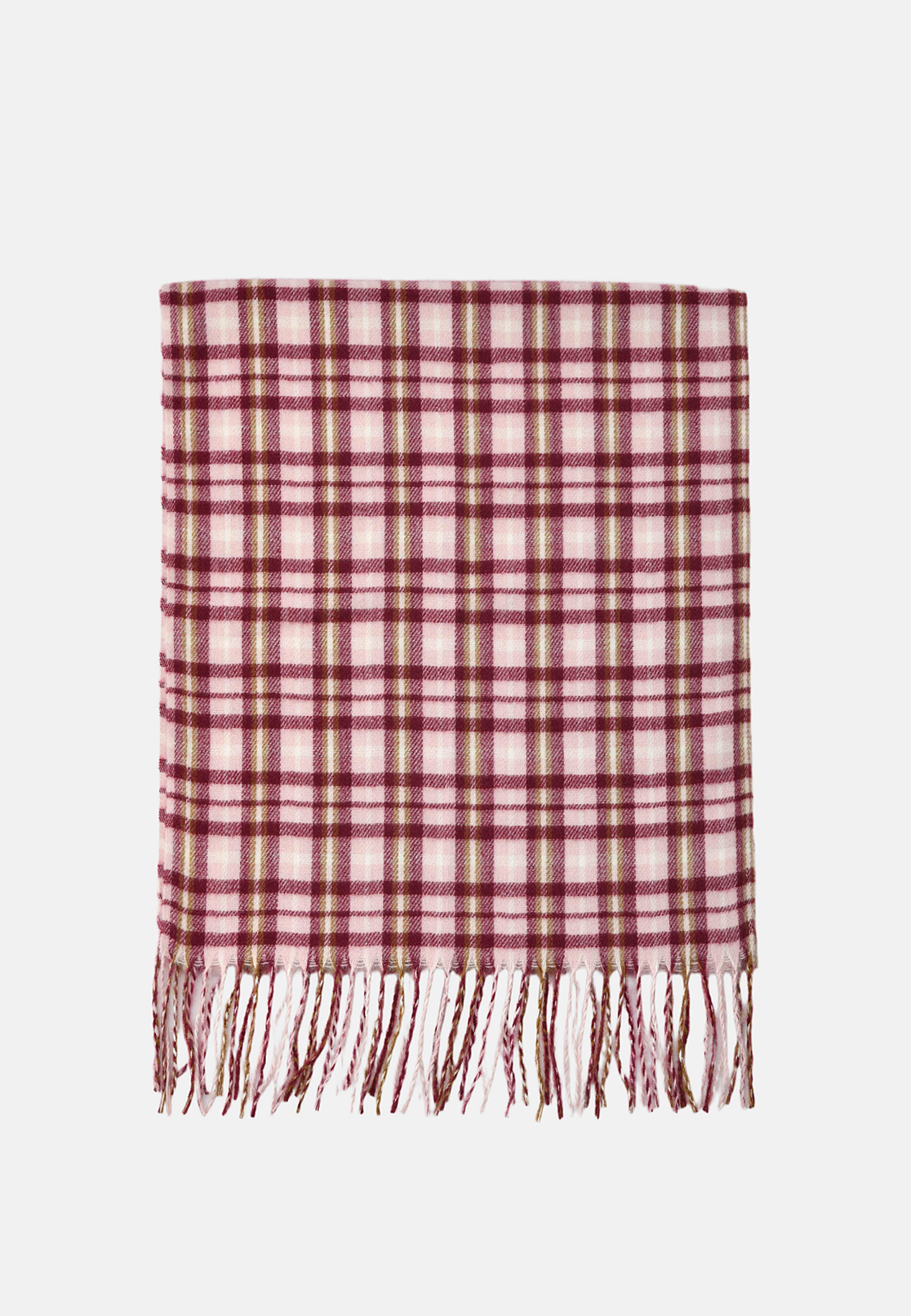 Halsduk med fransar ELLA, från Å WOMAN, i färgen Light Pink. Klicka för att öppna bilden i stort format