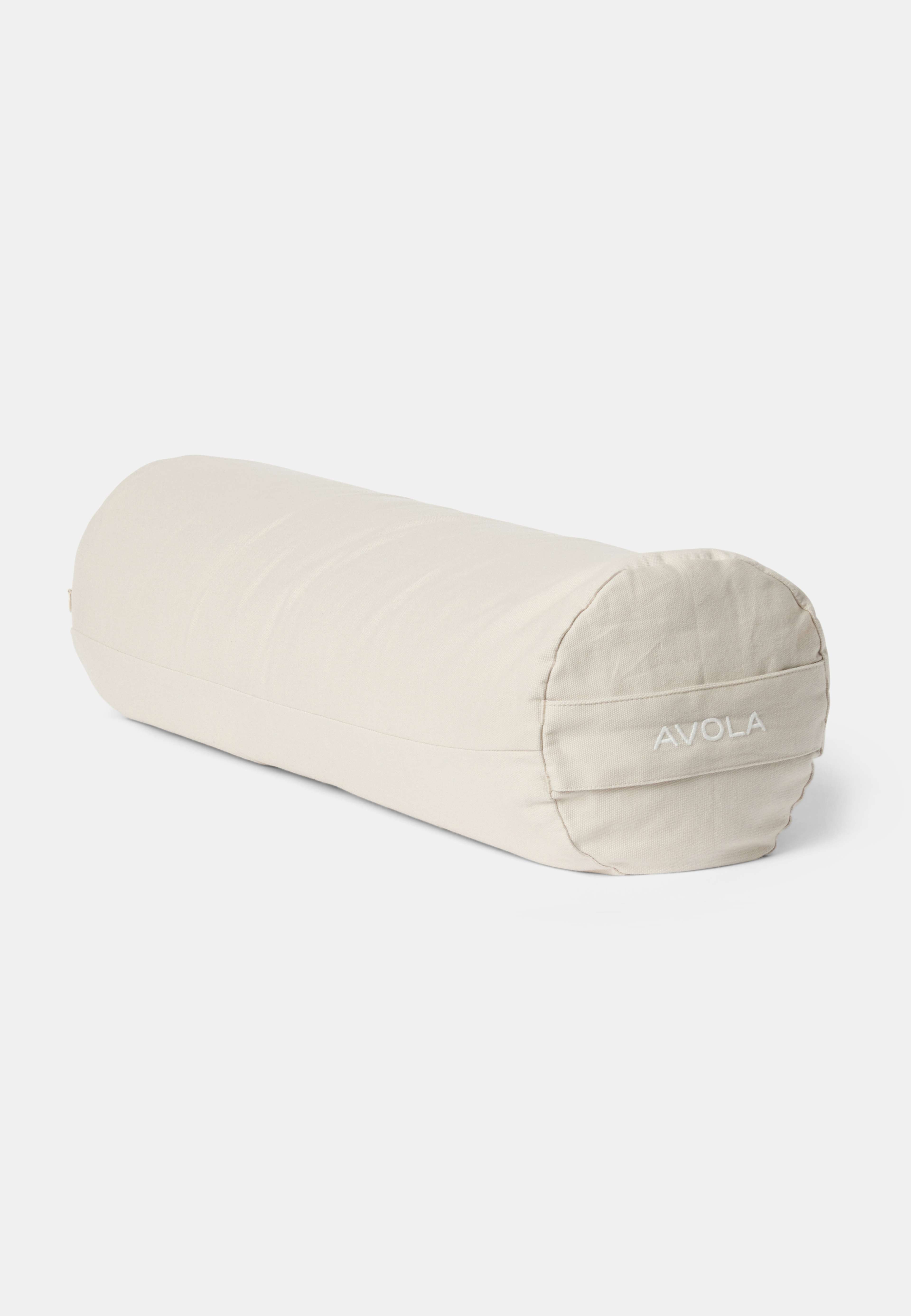 Yogabolster med bovetefyllning, från AVOLA, i färgen Beige. Klicka för att öppna bilden i stort format