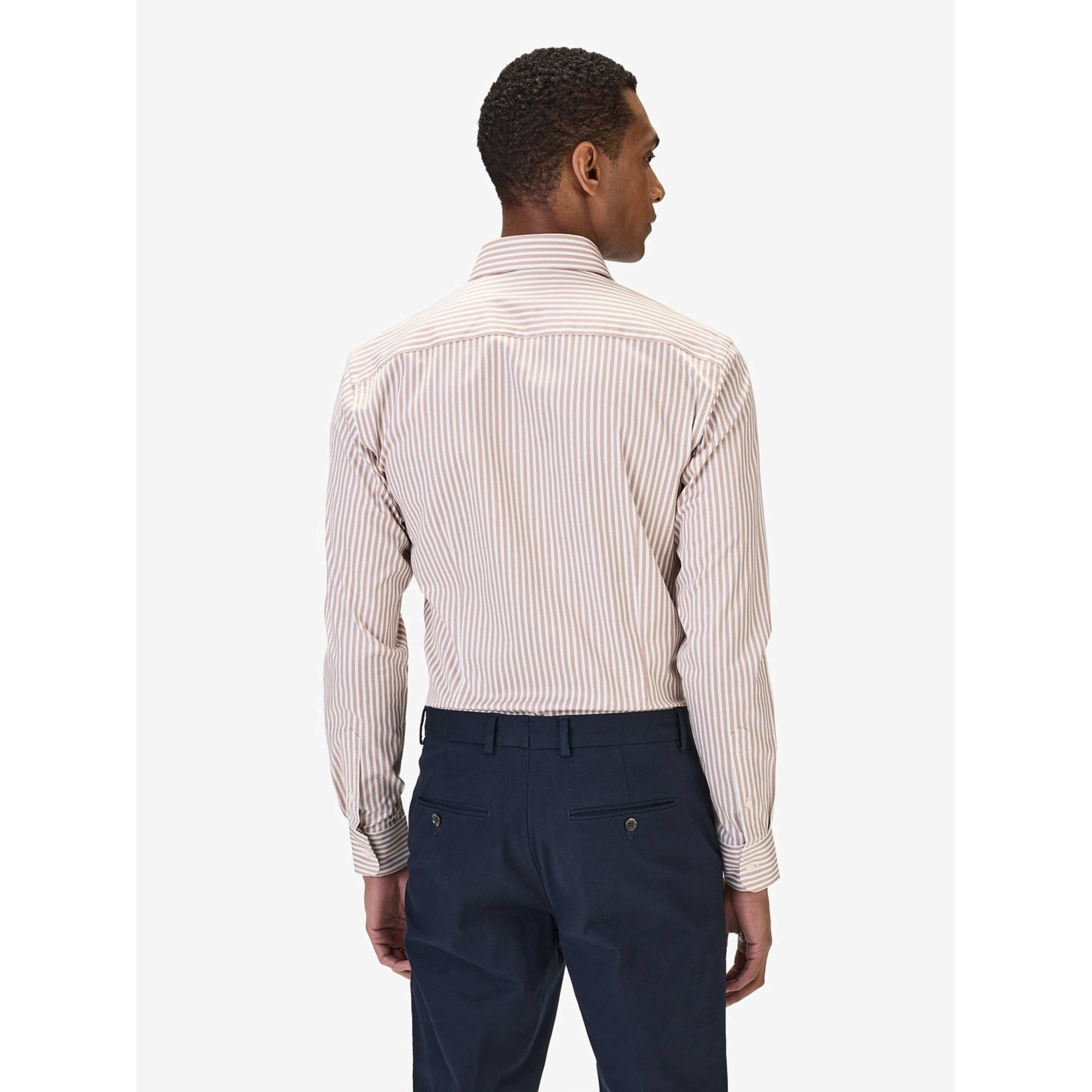 Cotton Striped Stretch Shirt (thanos)