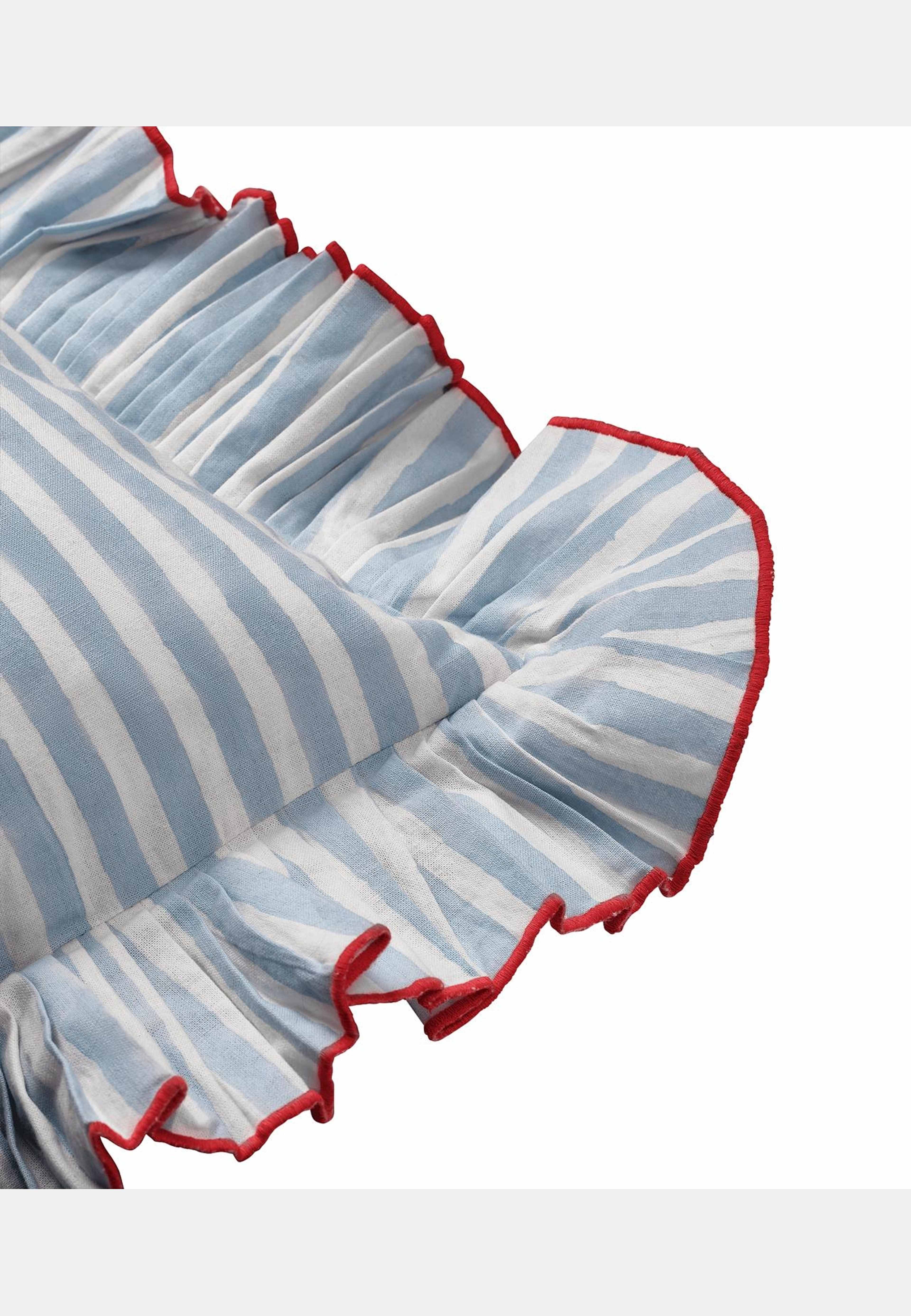 Devon Kuddfodral - 40x40 Cm, från Pick A Poppy, i färgen light blue. Klicka för att öppna bilden i stort format