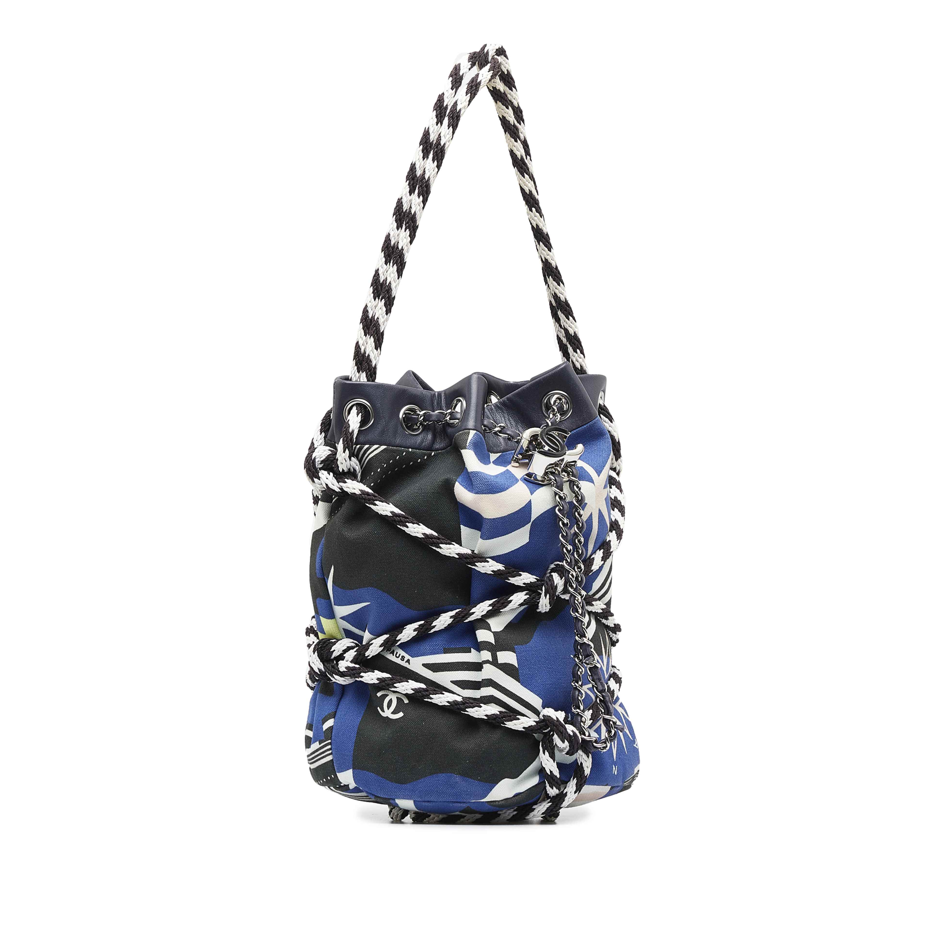 Chanel Cotton Drawstring Bag