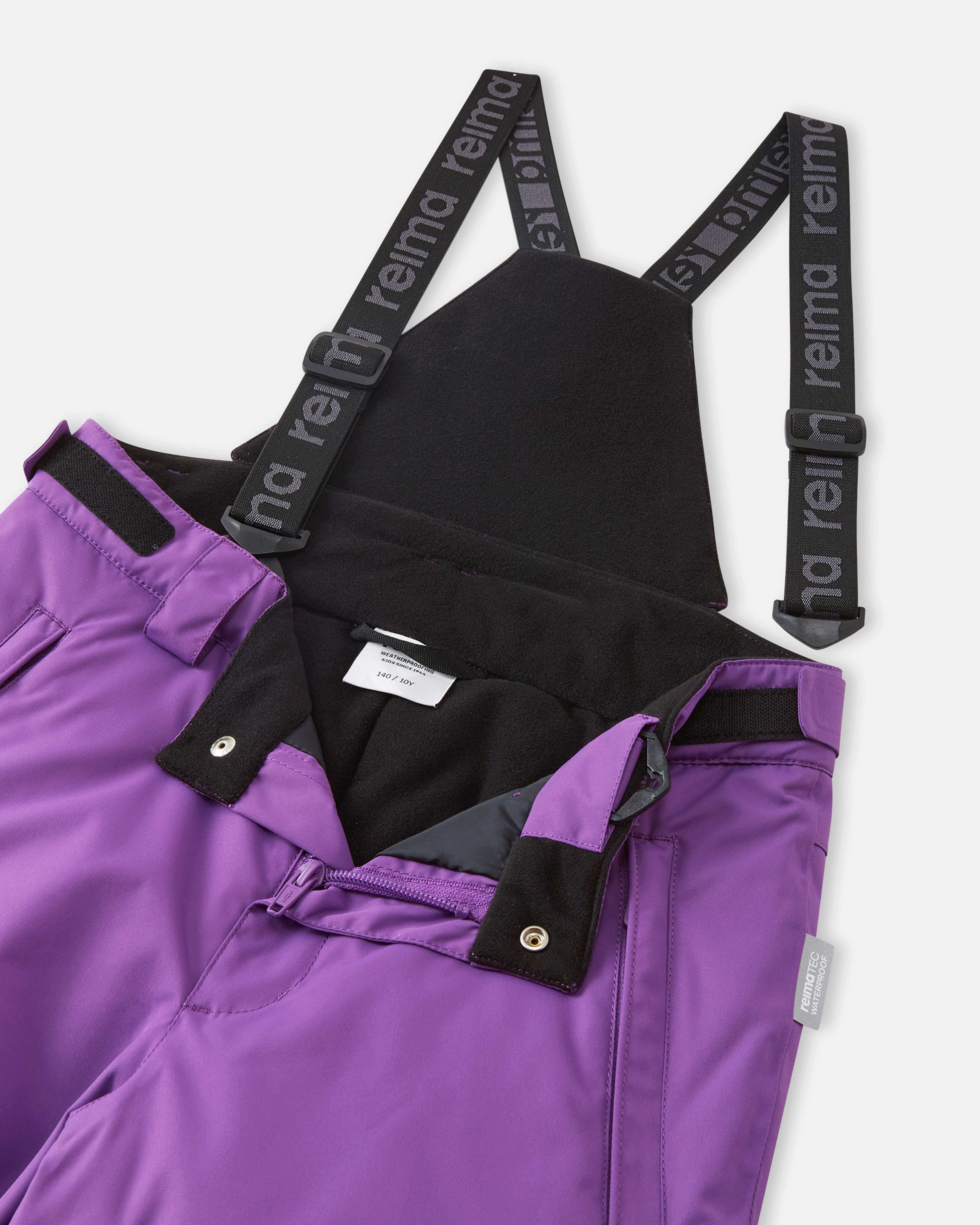 Reimatec Skid- & Snowboardbyxor Terrie, från Reima, i färgen plum purple. Klicka för att öppna bilden i stort format