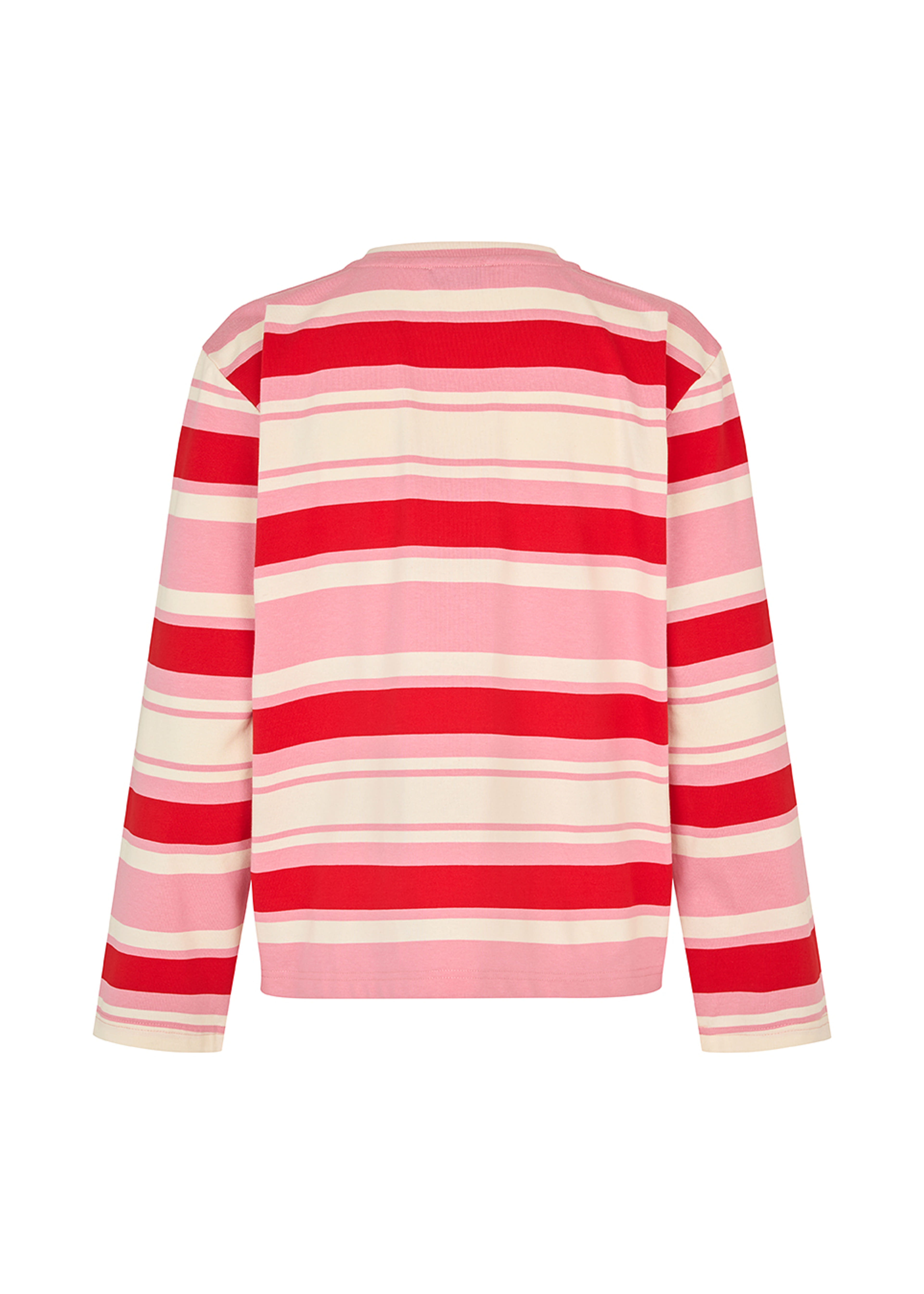 Urbanmd Stripe Ls T-shirt, från Modström, i färgen hibiscus peach stripe. Klicka för att öppna bilden i stort format