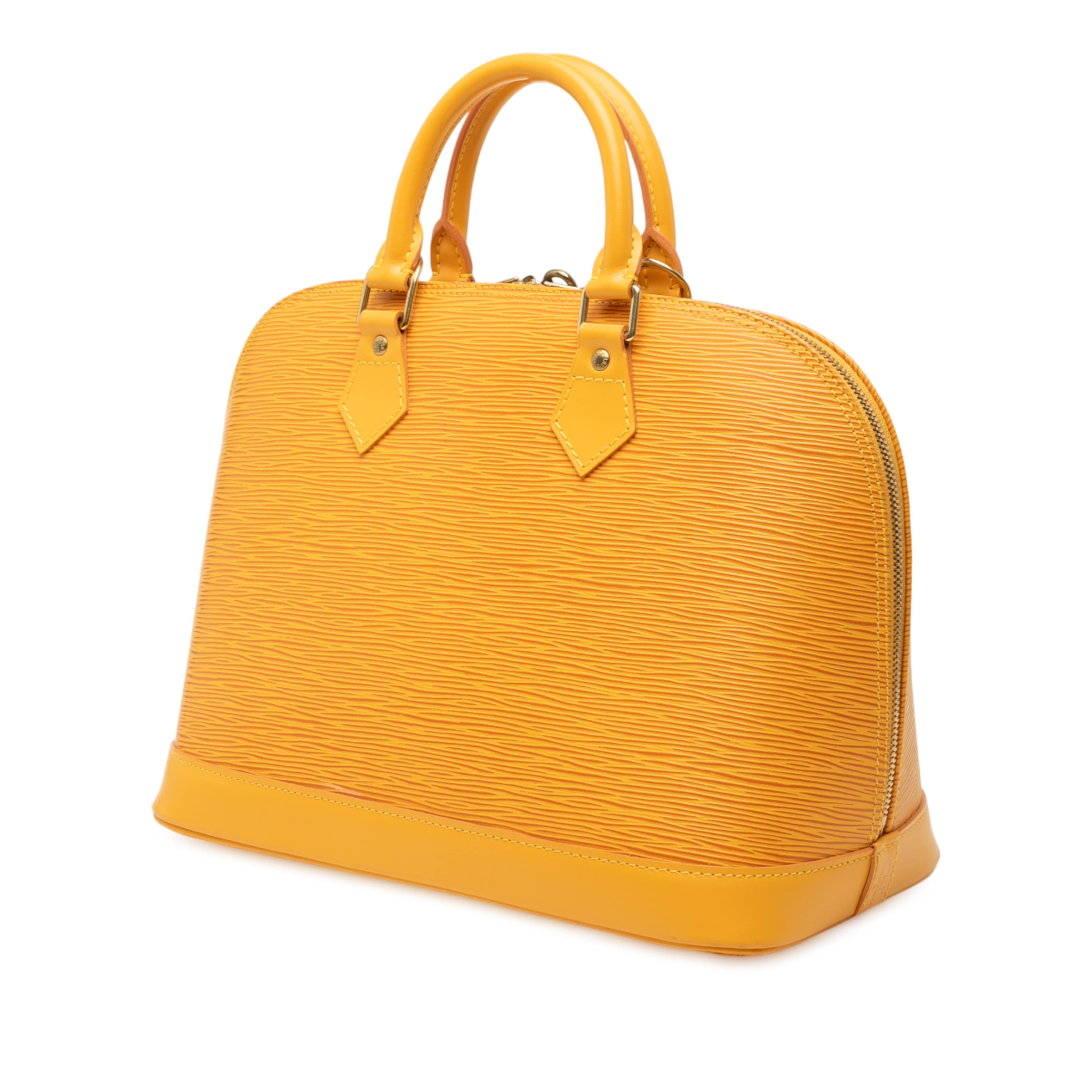 Louis Vuitton Epi Alma Pm, från Luxclusif, i färgen yellow. Klicka för att öppna bilden i stort format