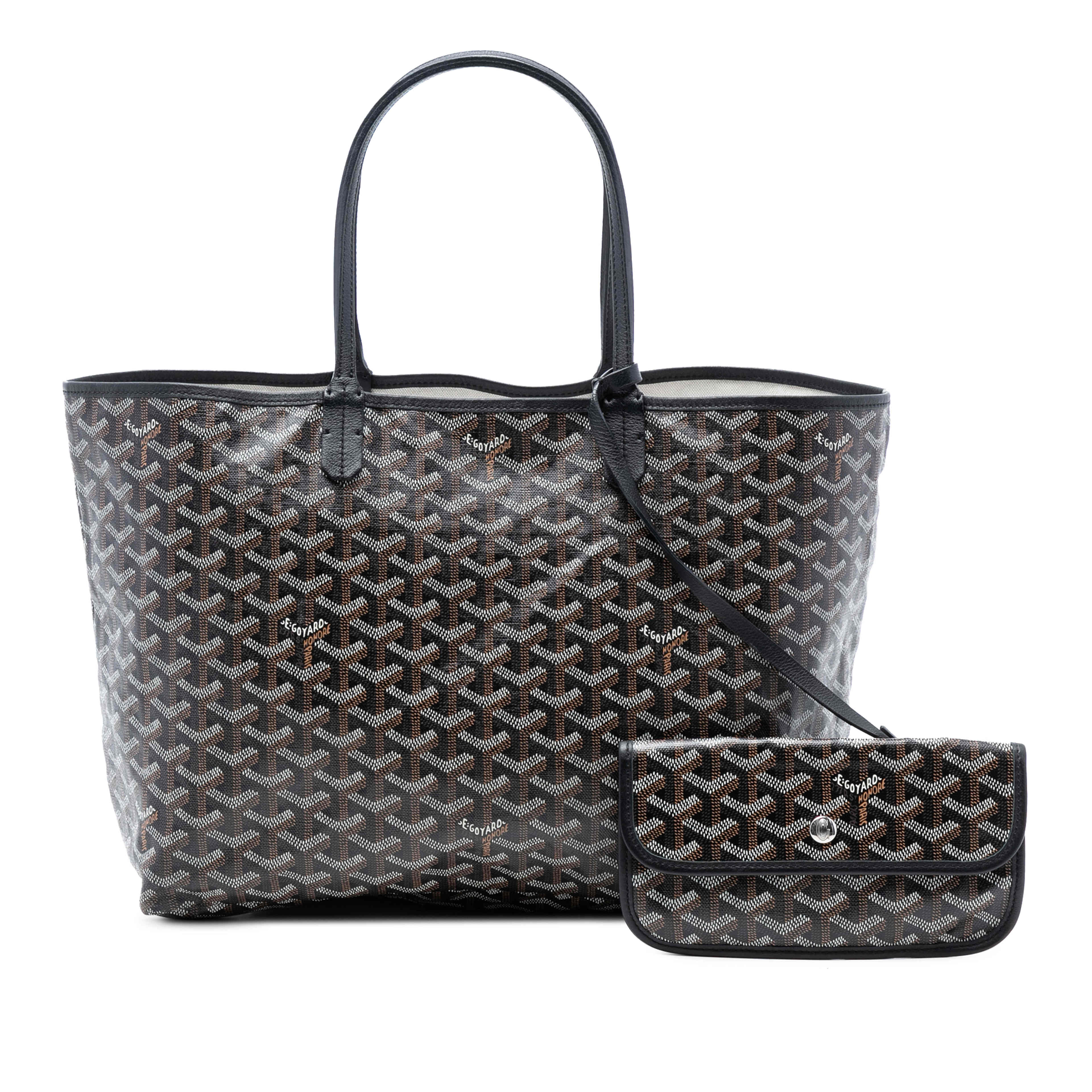 Goyard Goyardine Saint Louis Pm, från Luxclusif, i färgen svart. Klicka för att öppna bilden i stort format