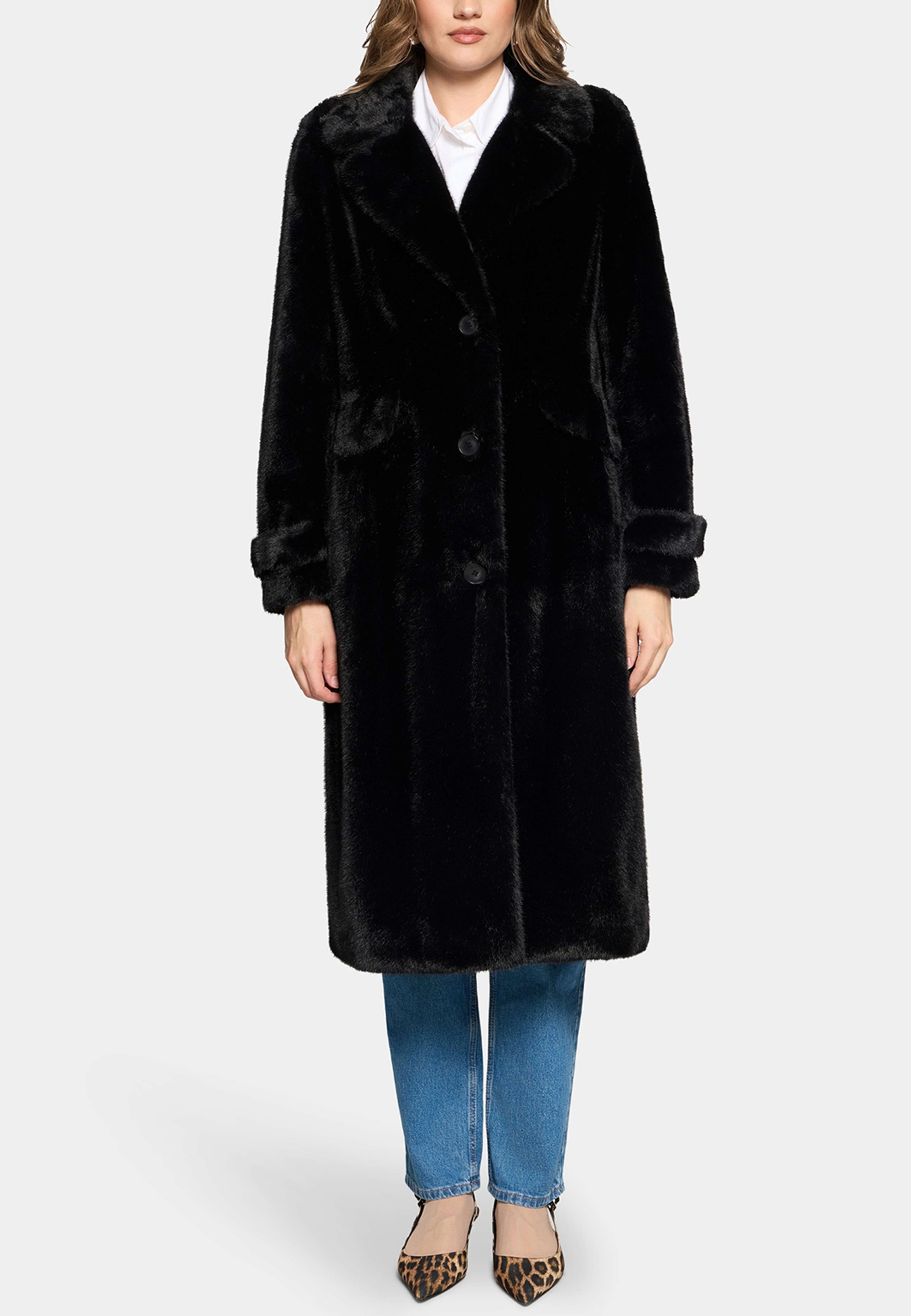 Charlene Coat, från ROCKANDBLUE, i färgen black. Klicka för att öppna bilden i stort format