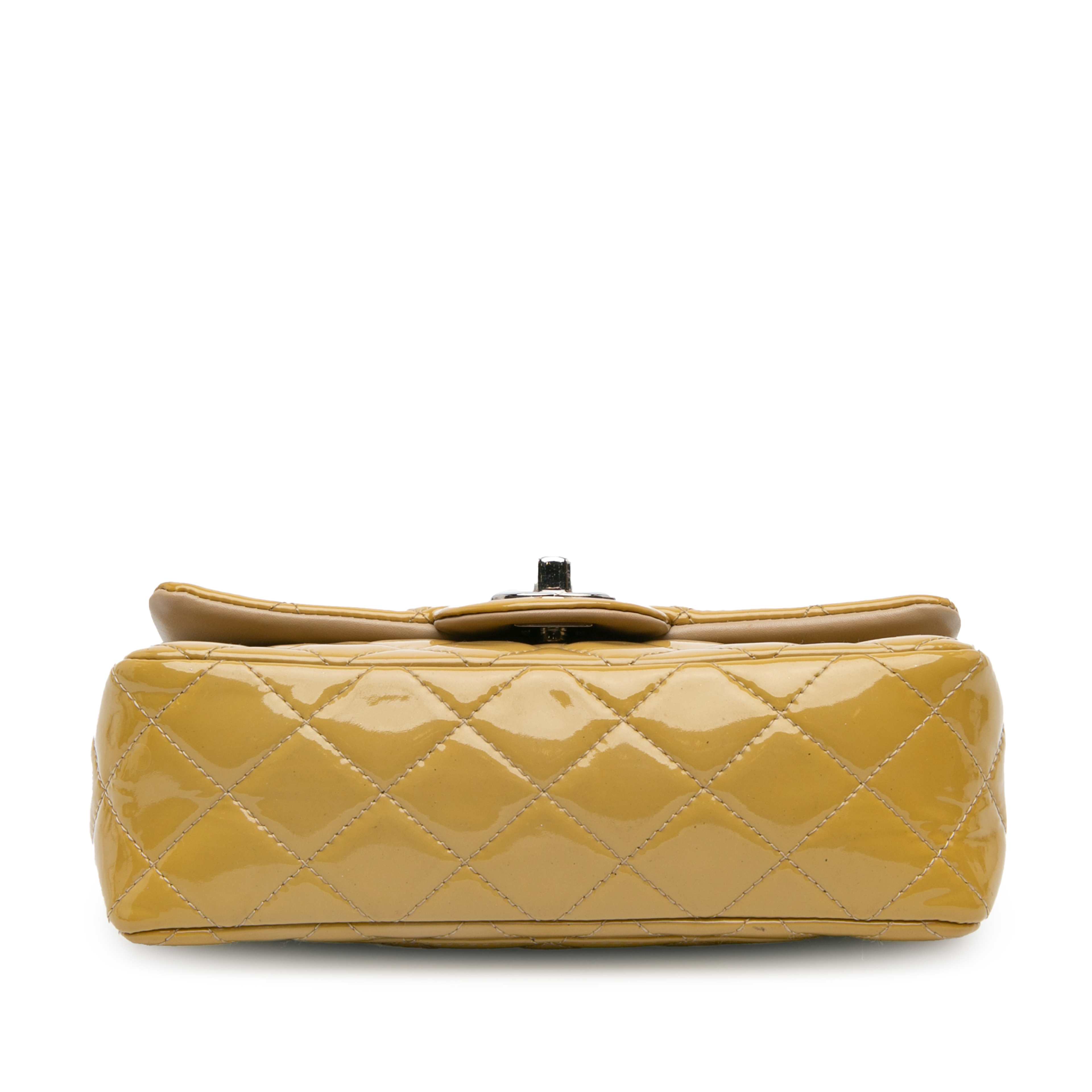 Chanel Mini Rectangular Classic Patent Single Flap