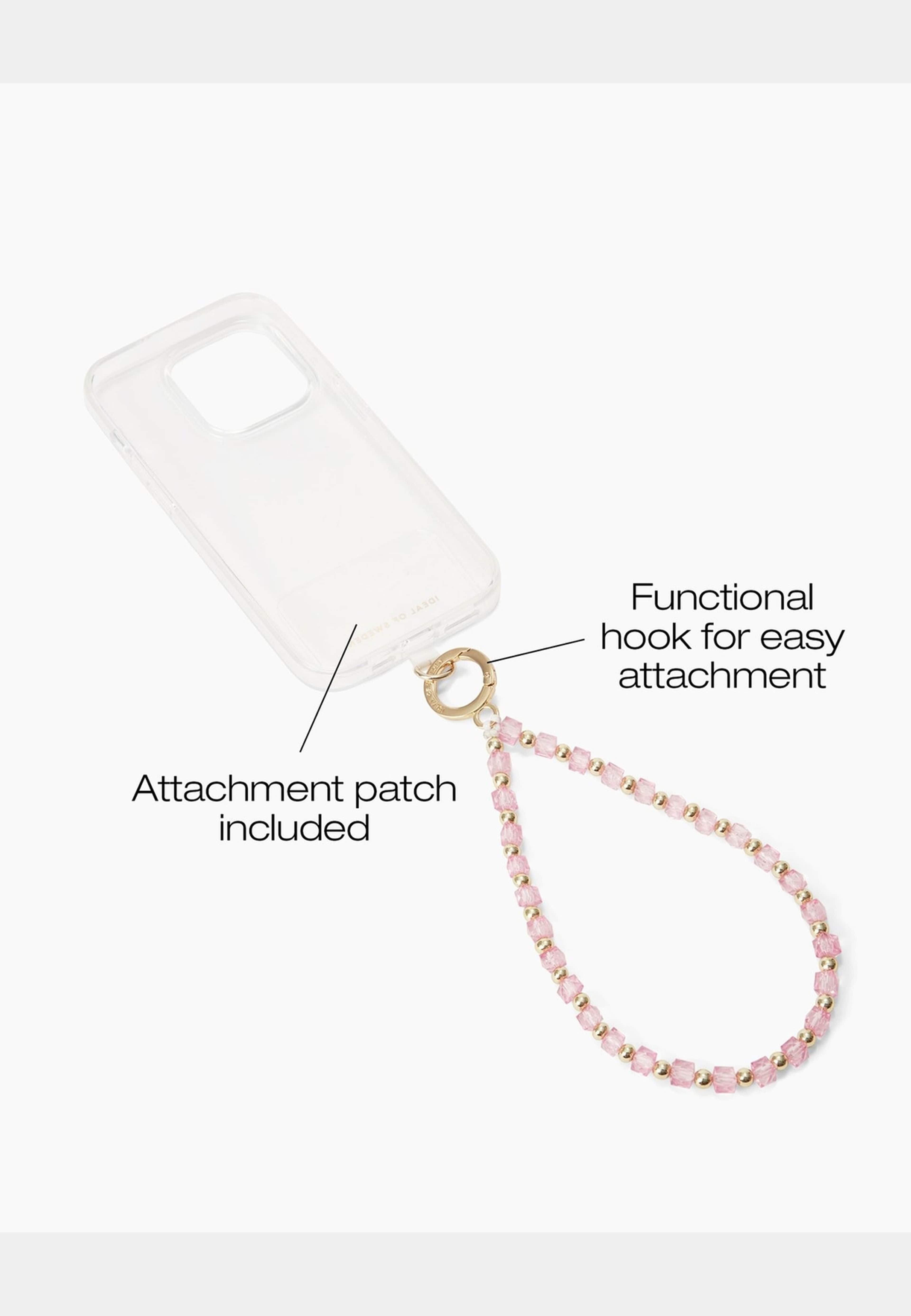Phone Wristlet Strap Light Pink