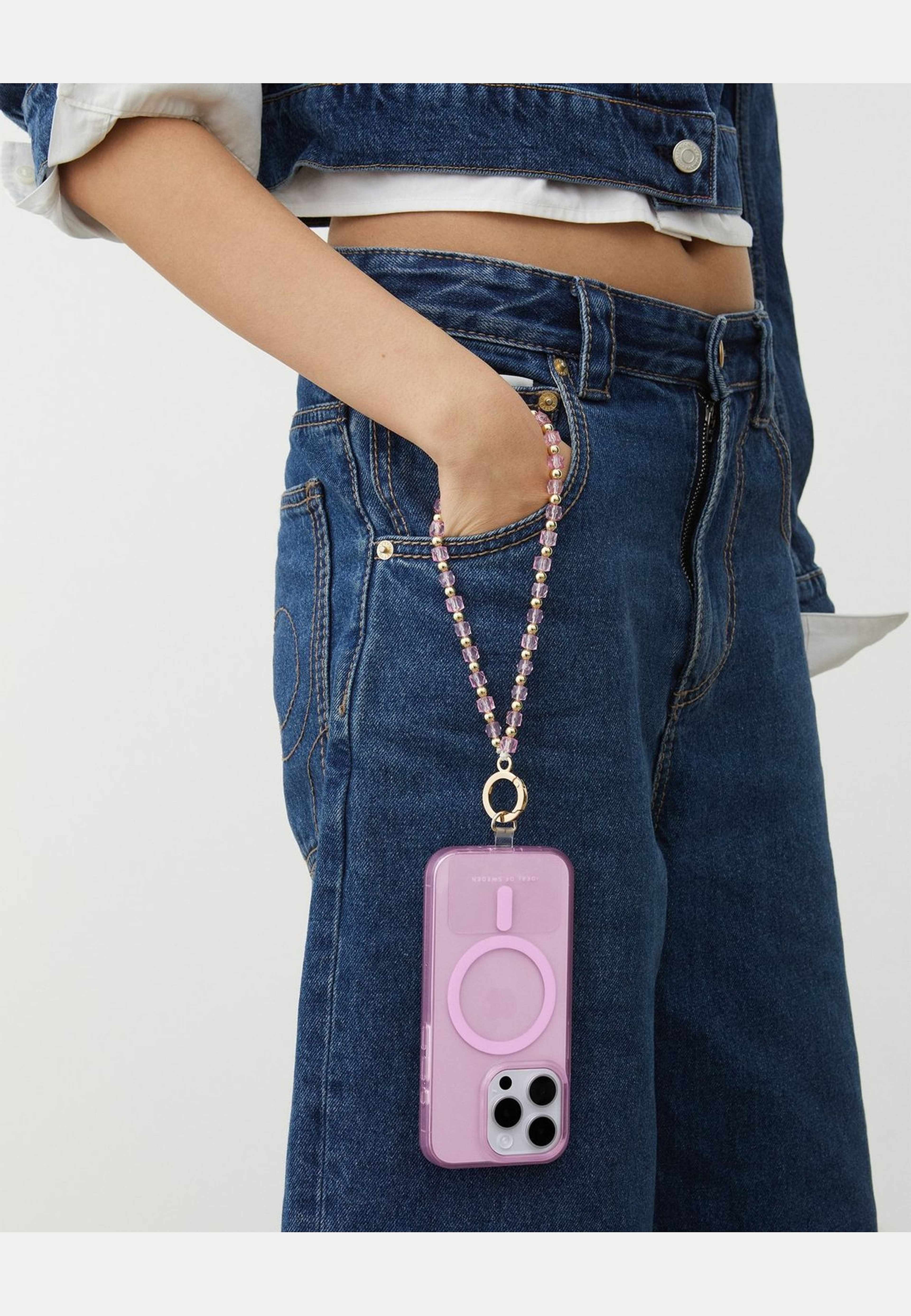 Phone Wristlet Strap Light Pink