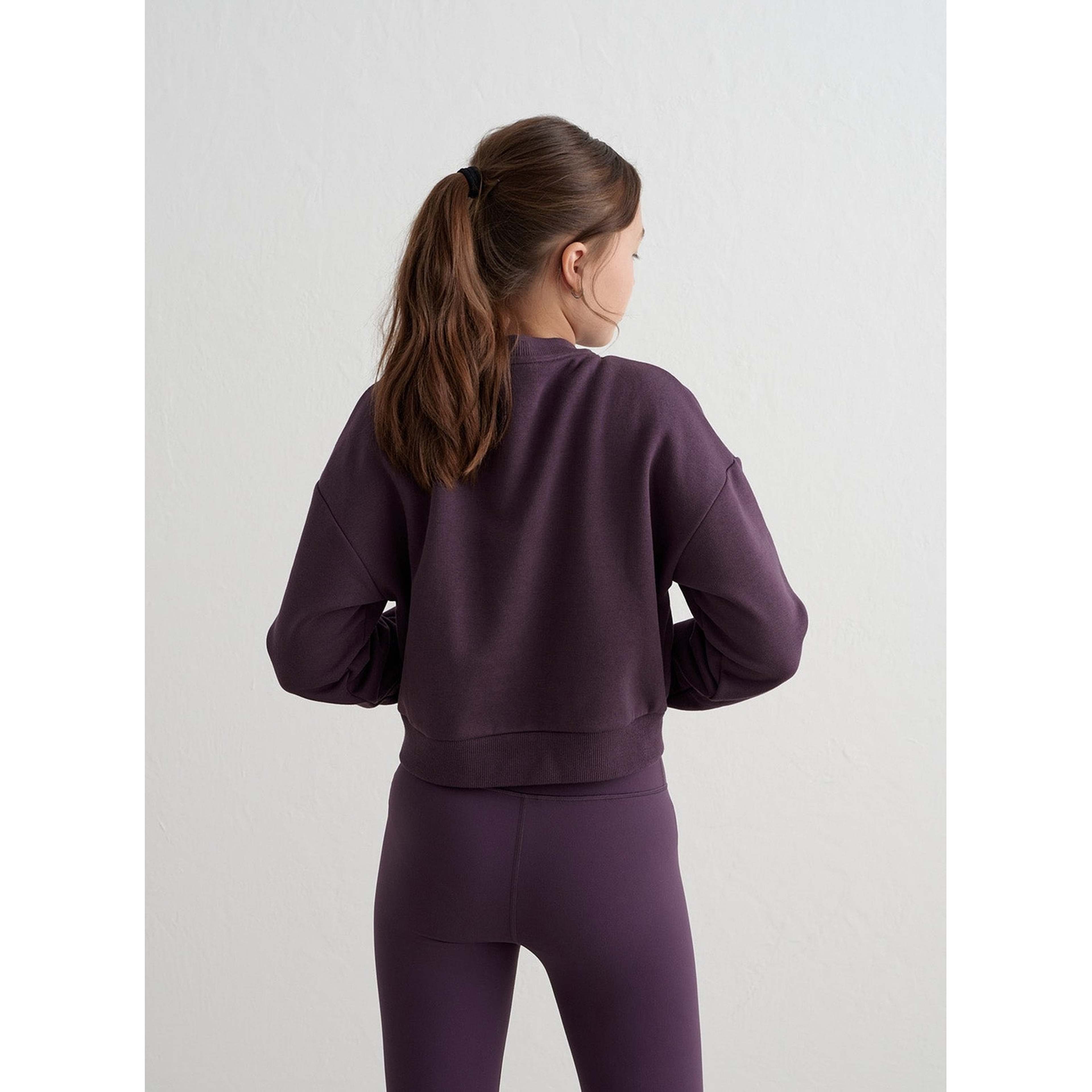 Midnight Plum Young Varsity Sweatshirt
