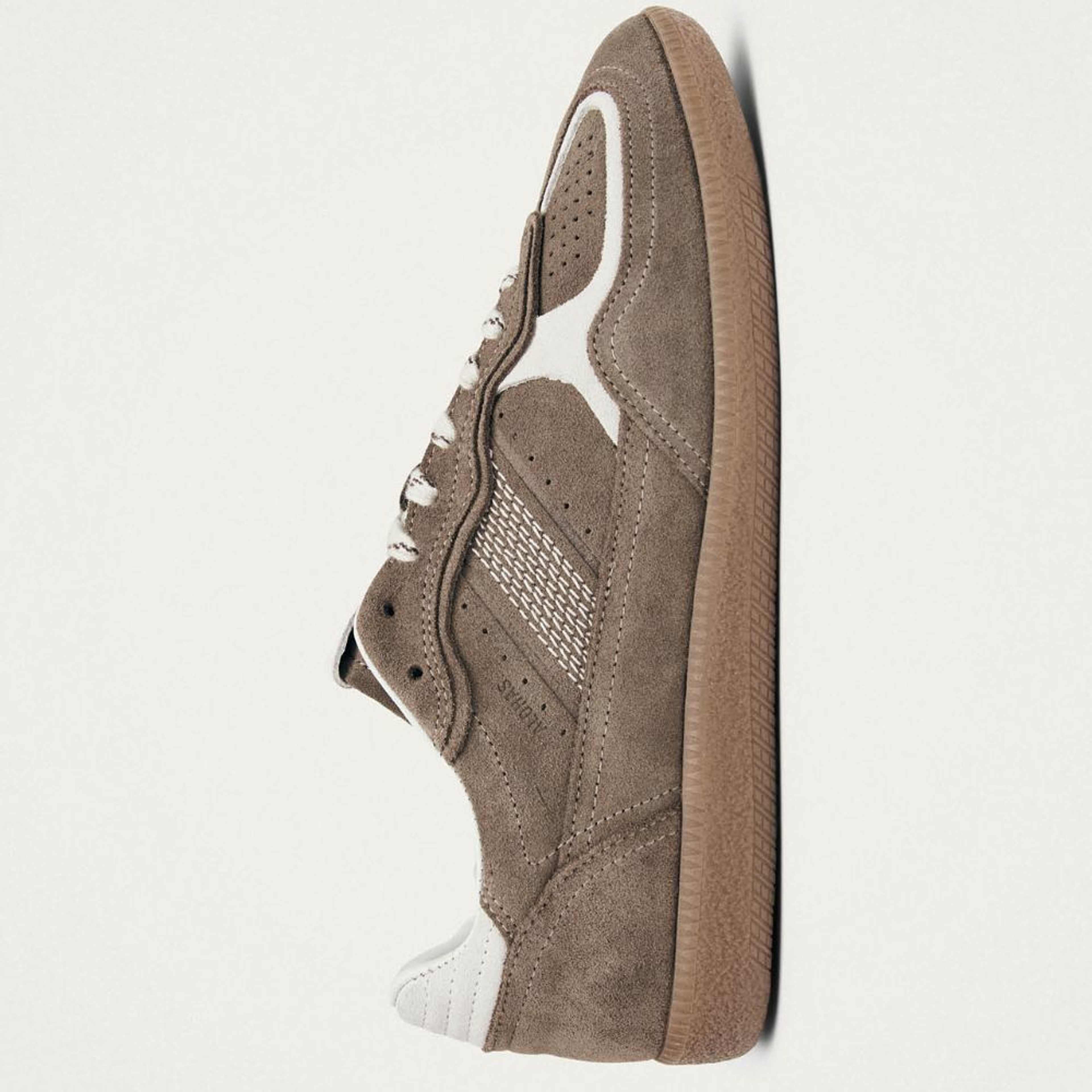 Tb.490 Rife Taupe Leather Sneakers