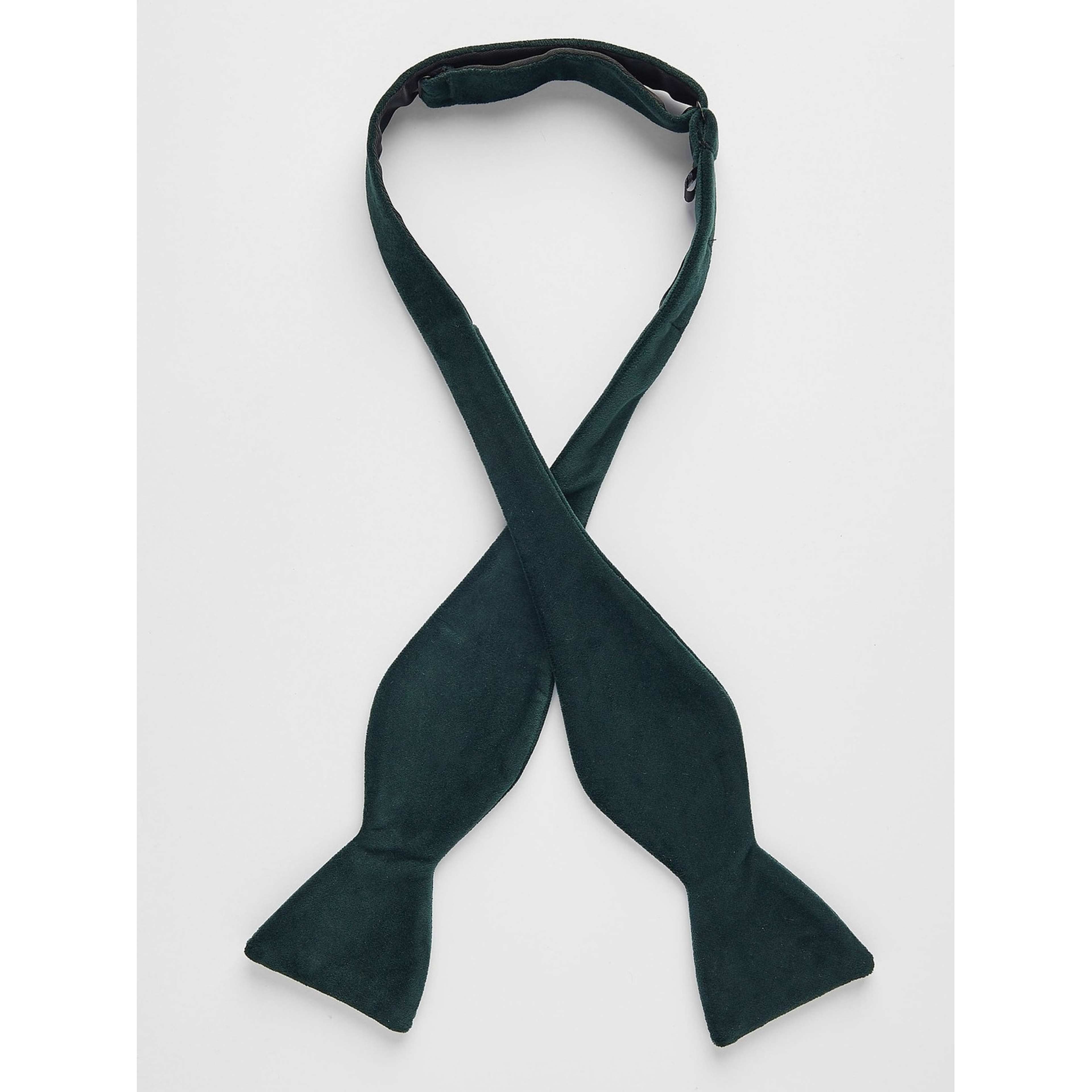 Self Tied Velvet Bow Tie