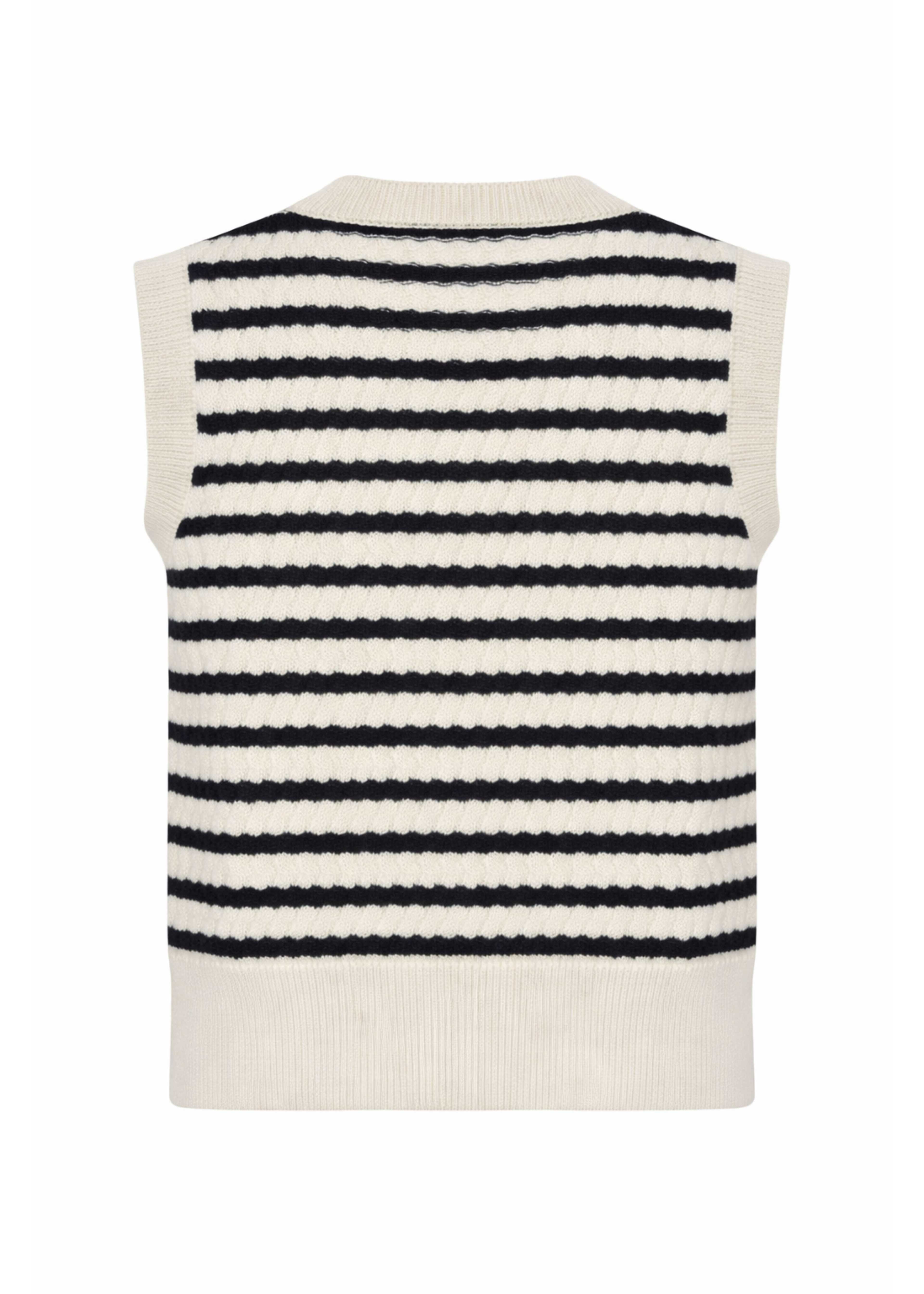 Ulvamd Stripe Top, från Modström, i färgen navy/white stripe. Klicka för att öppna bilden i stort format