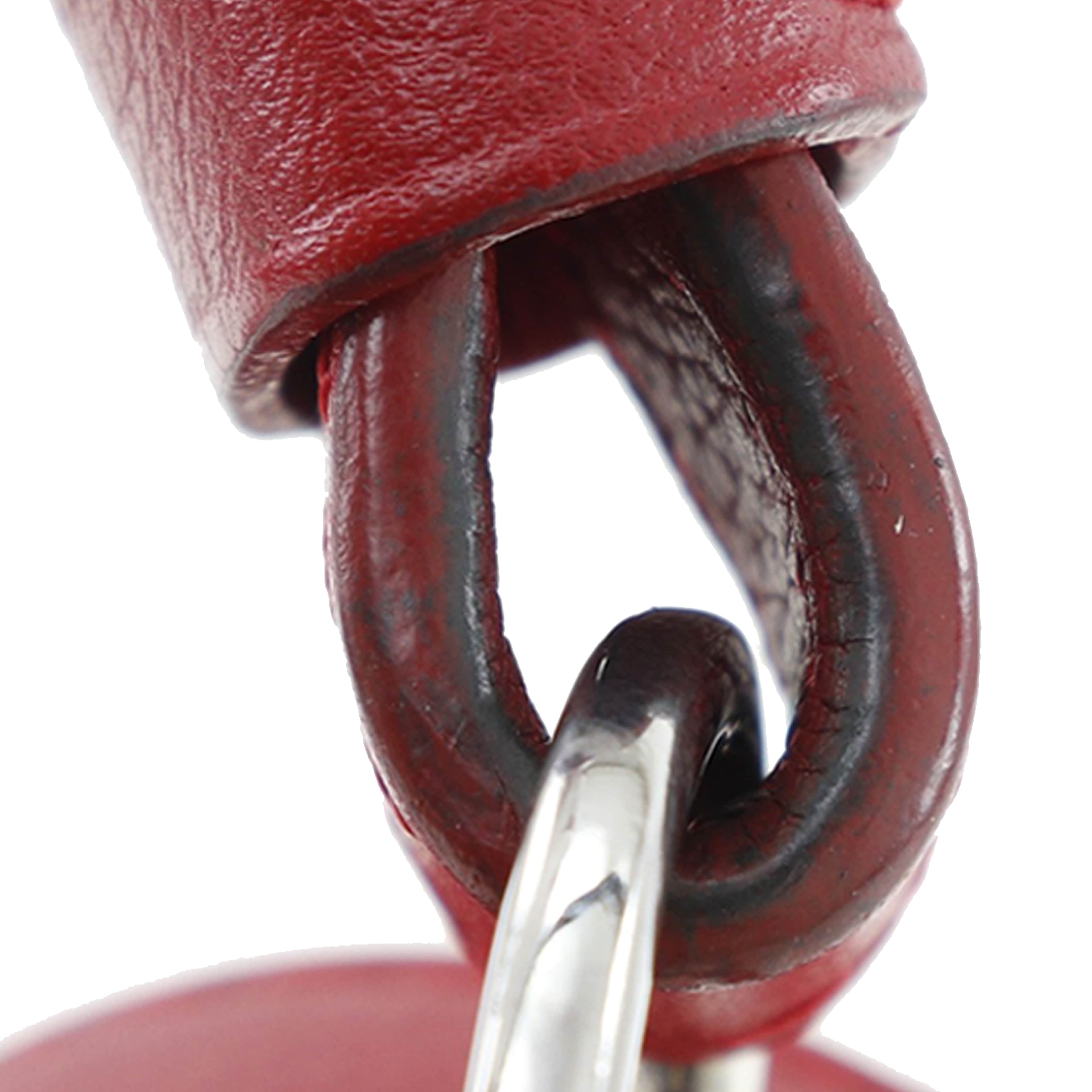 Louis Vuitton Leather Lockme Ii Bb, från Luxclusif, i färgen röd. Klicka för att öppna bilden i stort format