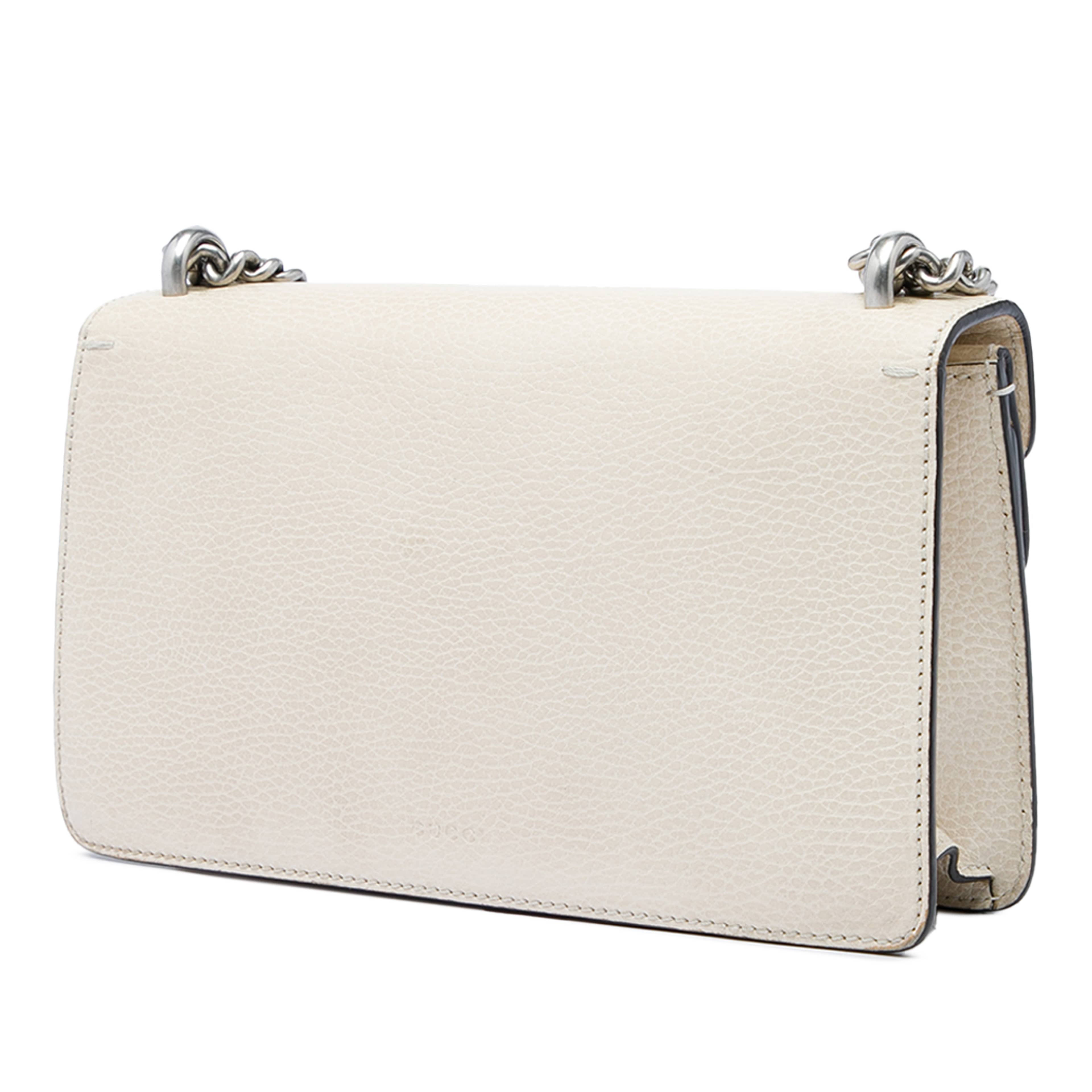 Gucci Medium Leather Dionysus Crossbody, från Luxclusif, i färgen brun. Klicka för att öppna bilden i stort format
