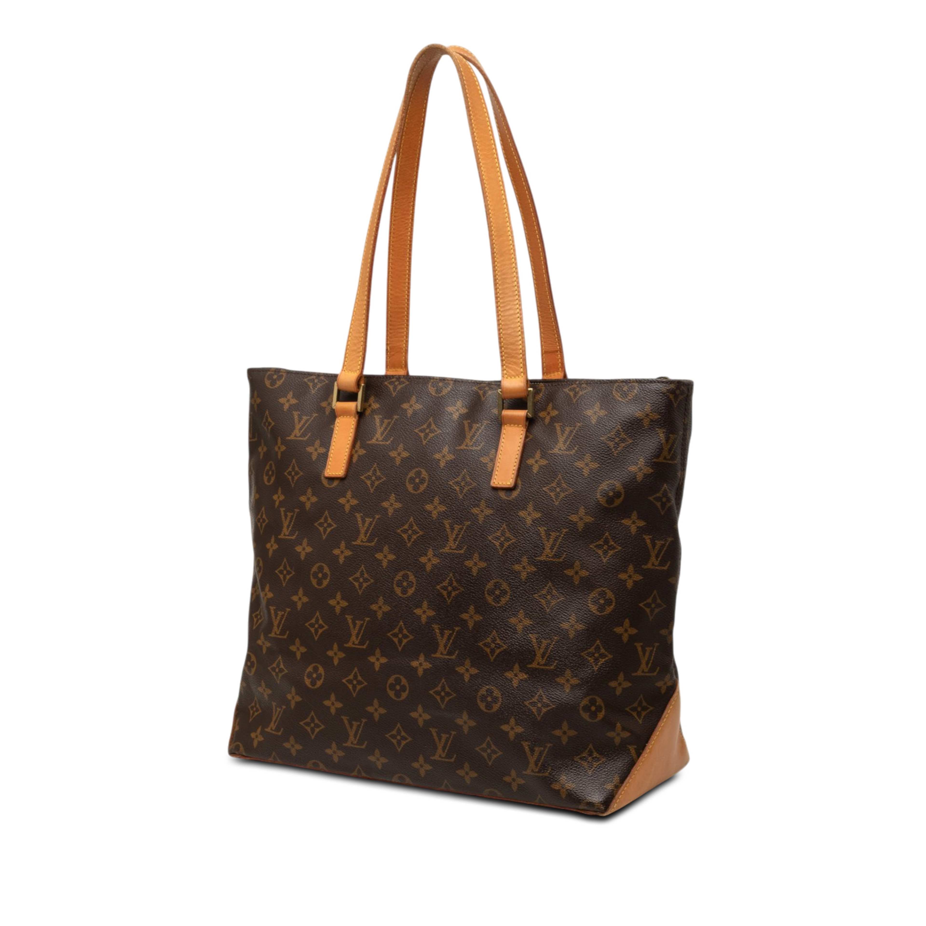 Louis Vuitton Monogram Cabas Mezzo, från Luxclusif, i färgen brun. Klicka för att öppna bilden i stort format