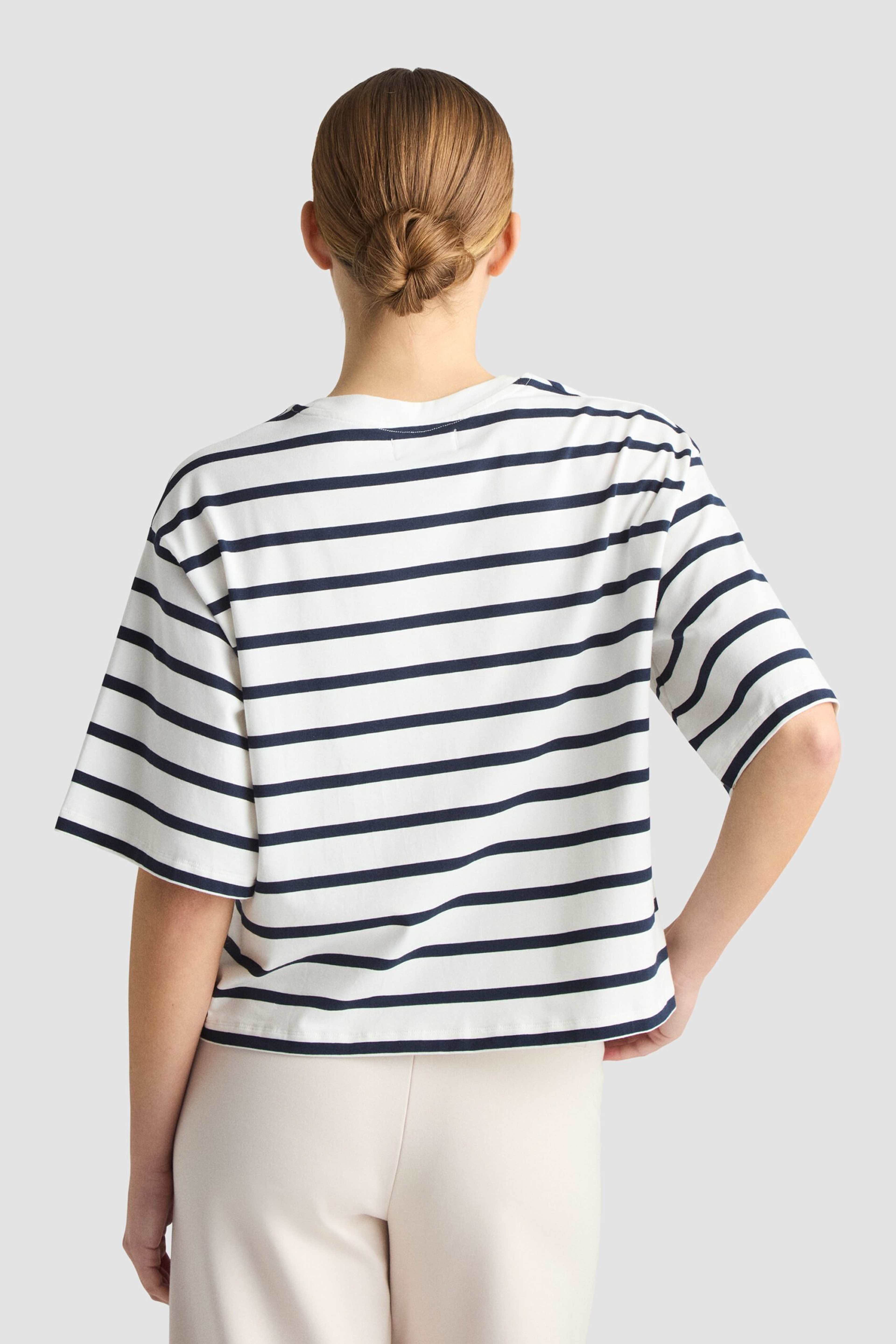 Tibi Tee - Midnight Stripe, från Residus, i färgen blue. Klicka för att öppna bilden i stort format