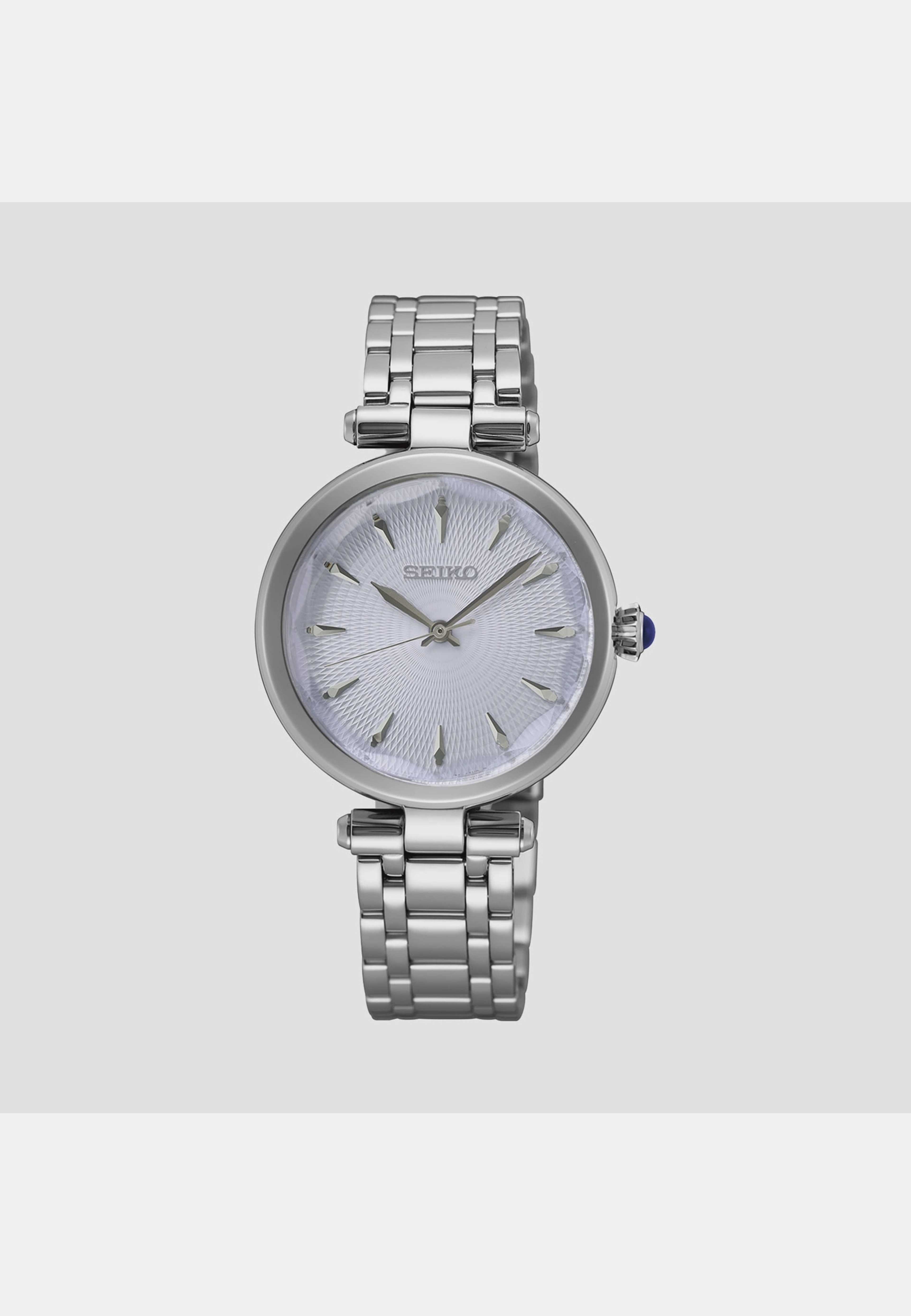Seiko Dam Silver/stål, Stållänk - Srz553p1, från Seiko, i färgen 1. Klicka för att öppna bilden i stort format