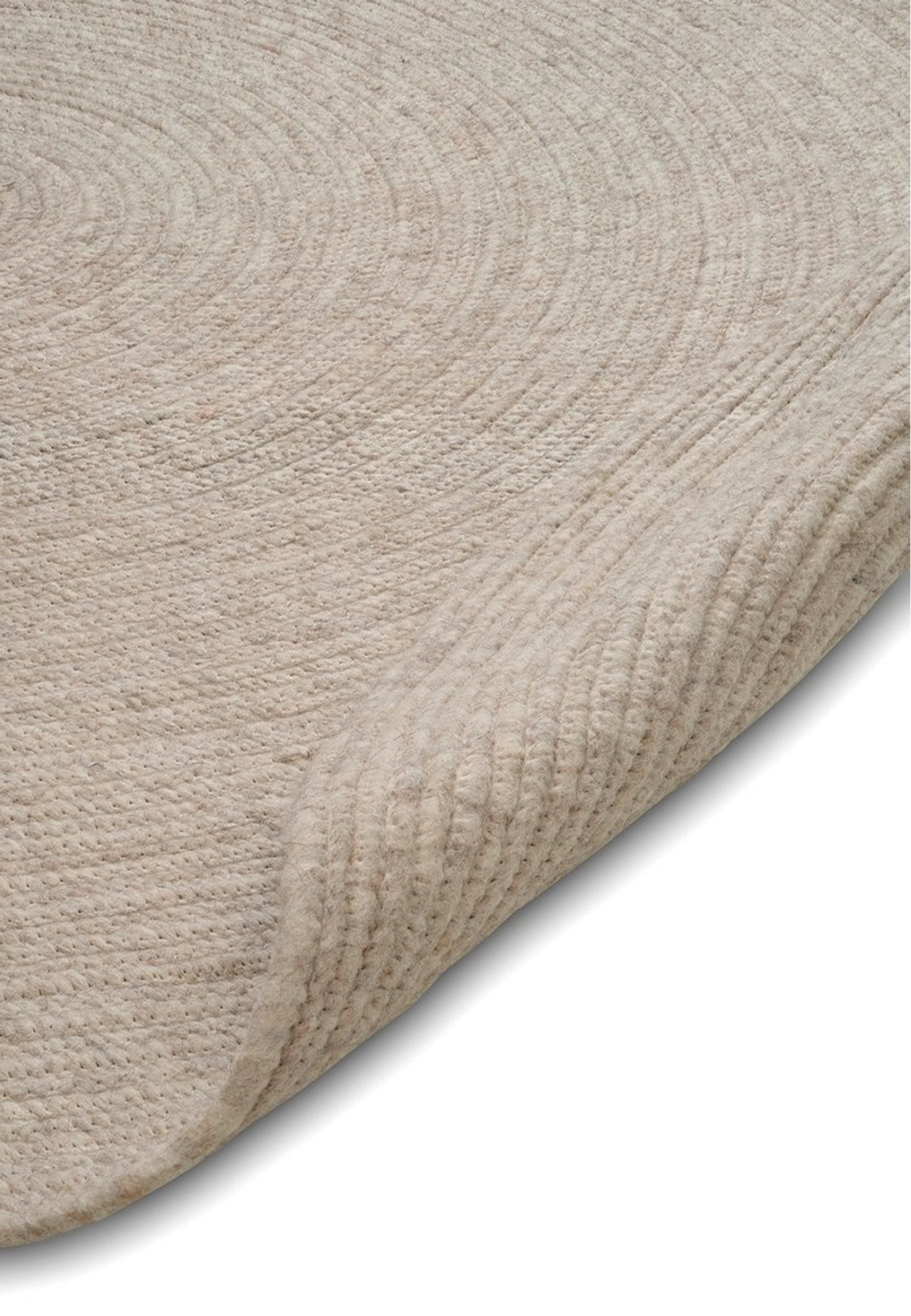 Ullmatta Merino Rund 200cm, från Classic Collection, i färgen oat. Klicka för att öppna bilden i stort format