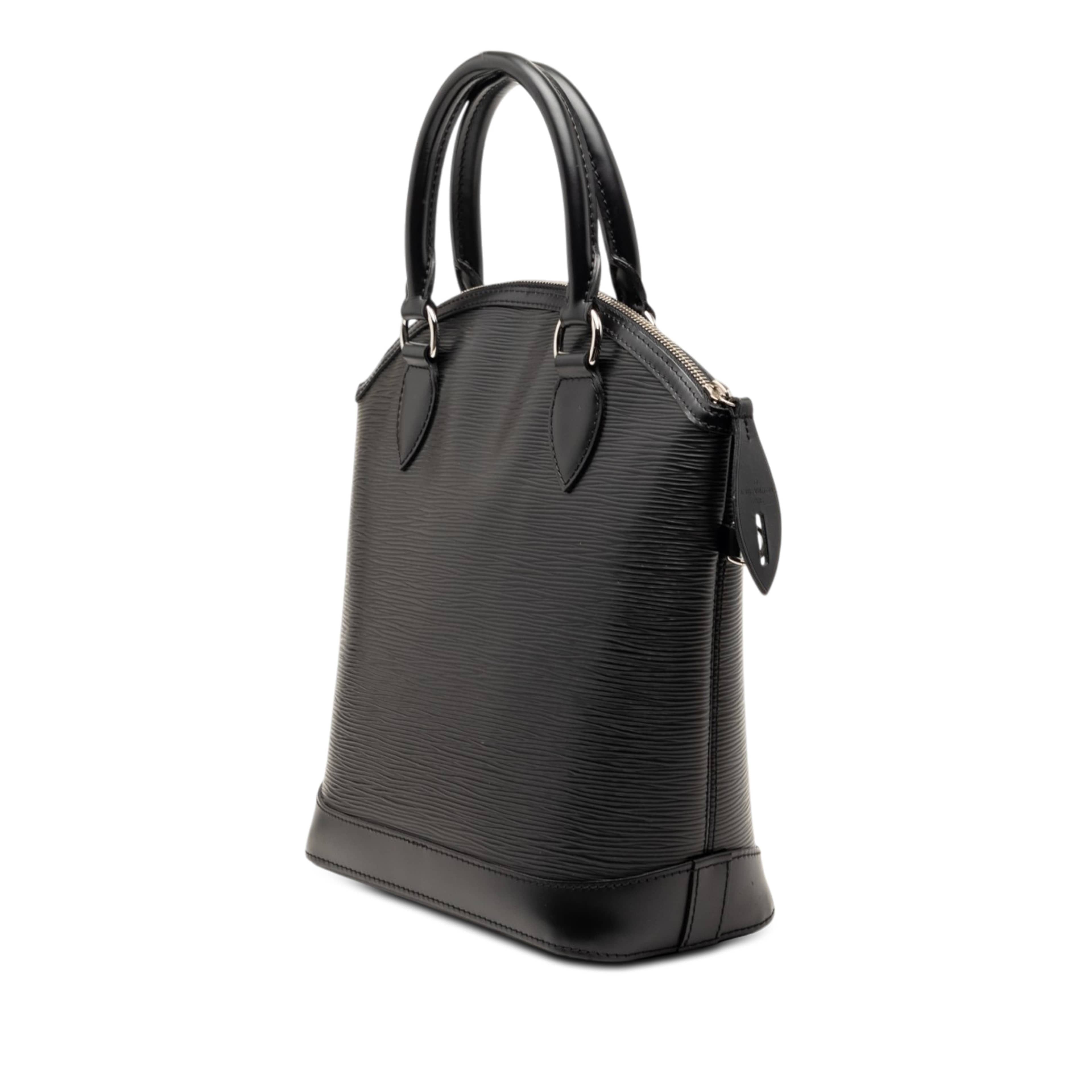 Louis Vuitton Epi Lockit Vertical, från Luxclusif, i färgen black. Klicka för att öppna bilden i stort format