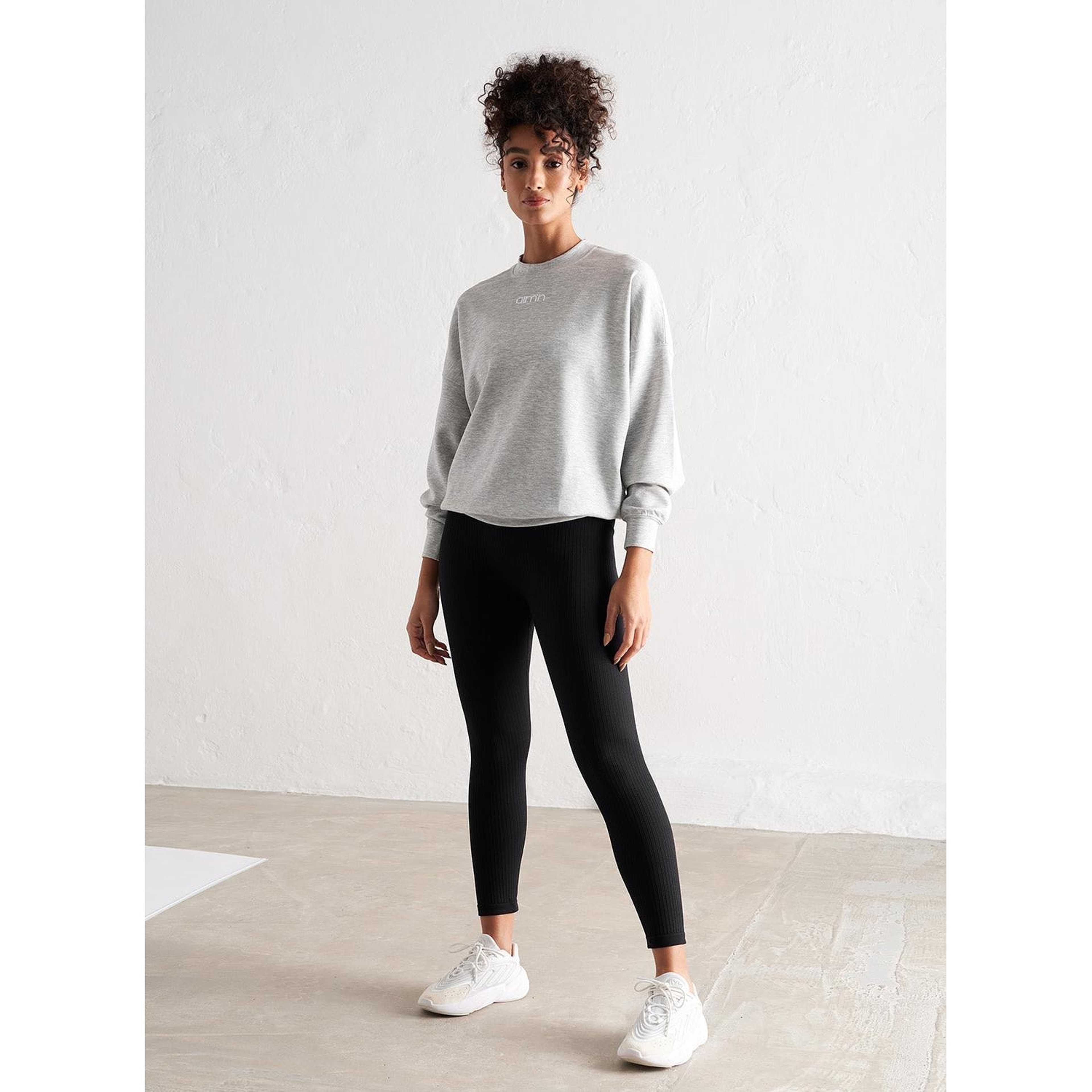 Light Grey Melange Comfy Modal Sweatshirt