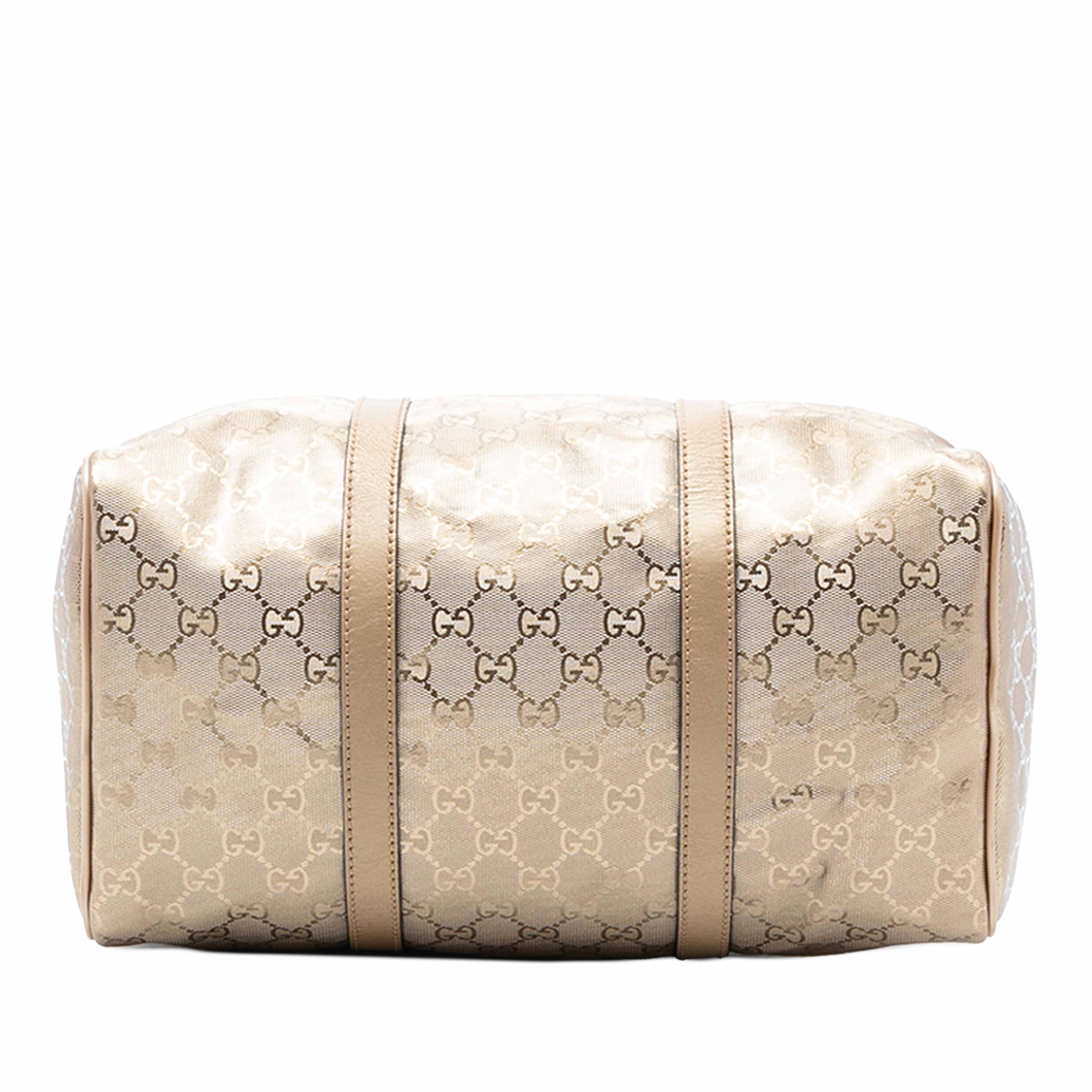 Gucci Medium Gg Imprime Joy Boston Bag, från Luxclusif, i färgen gold. Klicka för att öppna bilden i stort format