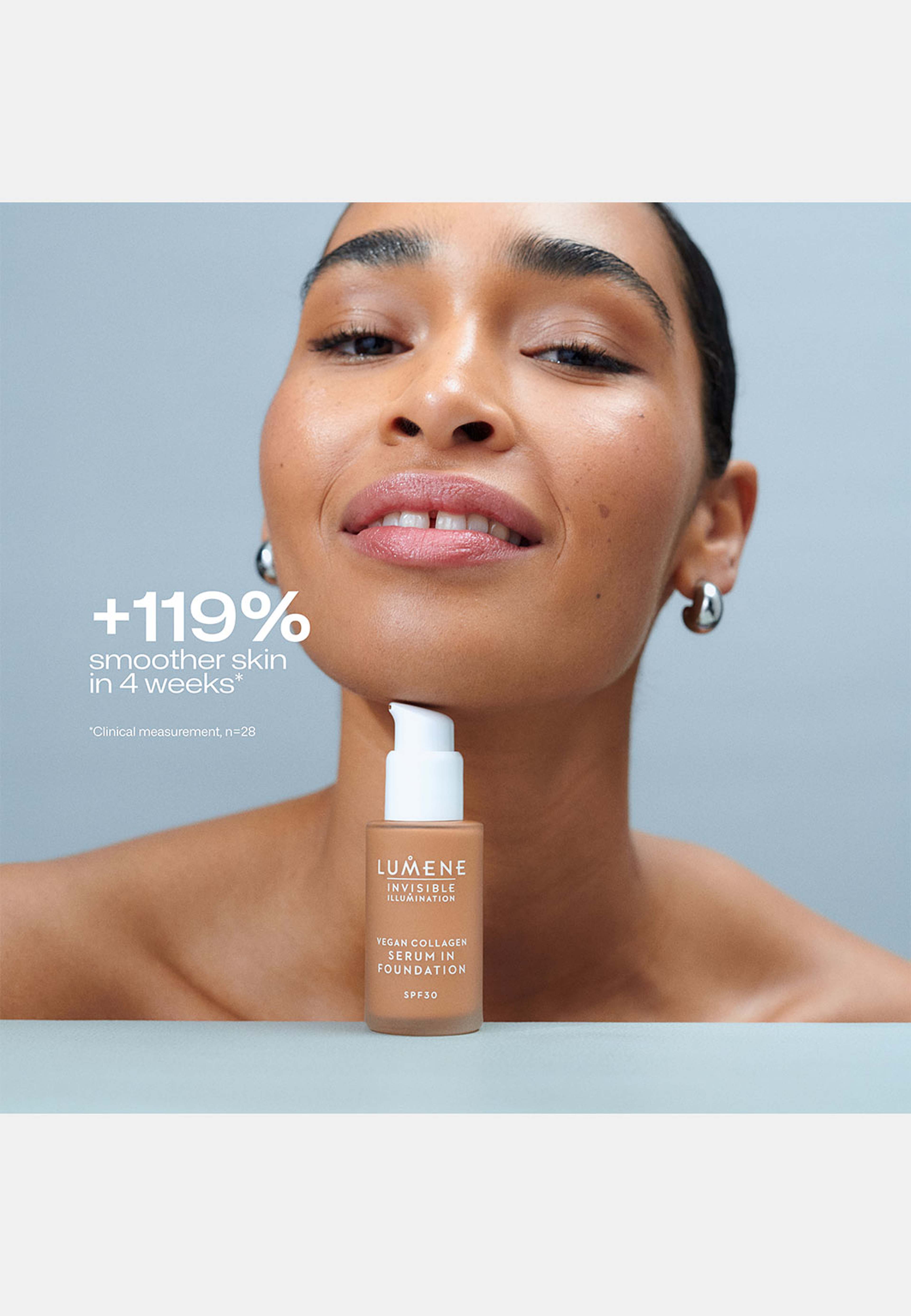 Invisible Illumination Vegan Collagen Serum in Foundation SPF30