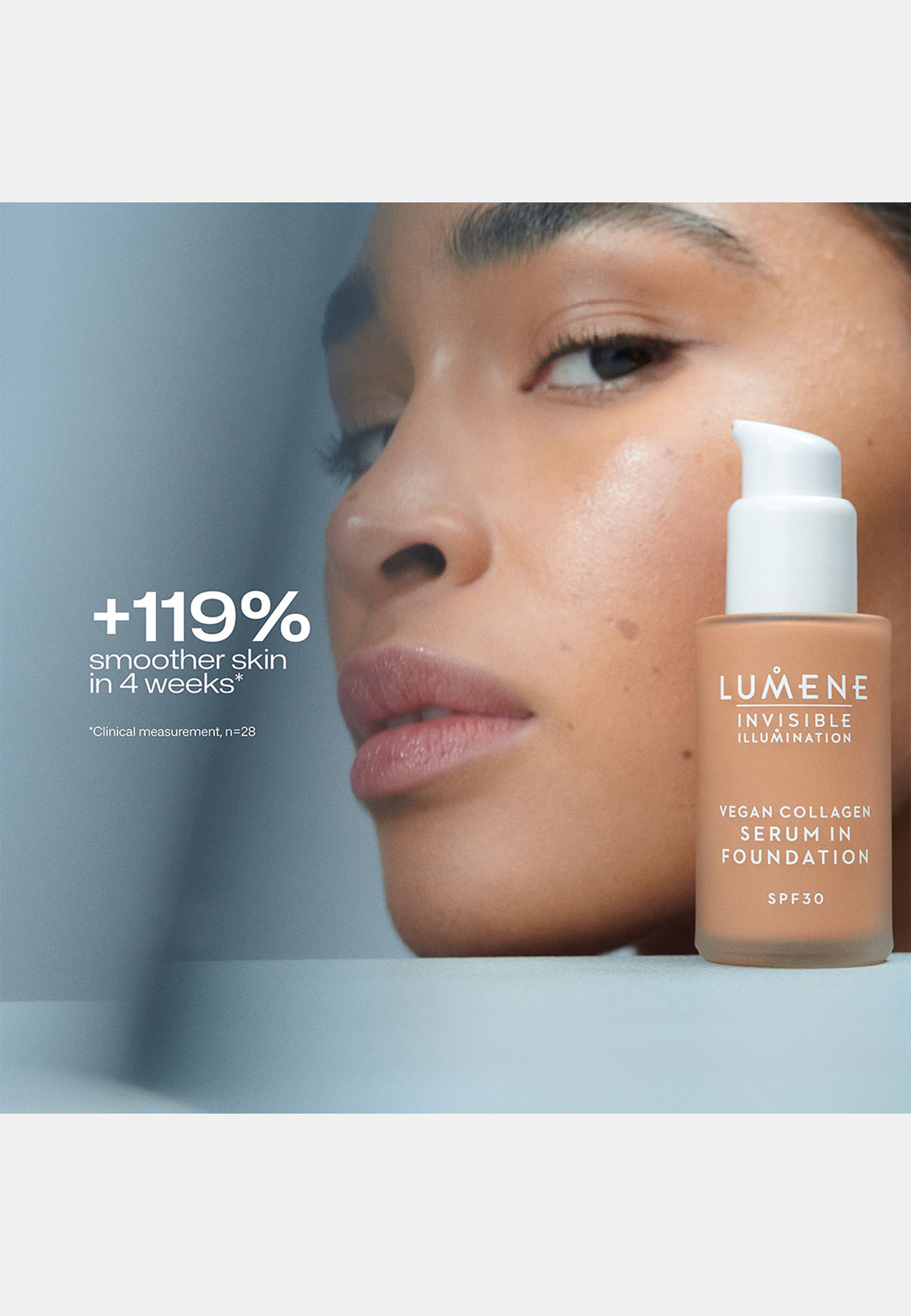 Invisible Illumination Vegan Collagen Serum in Foundation SPF30