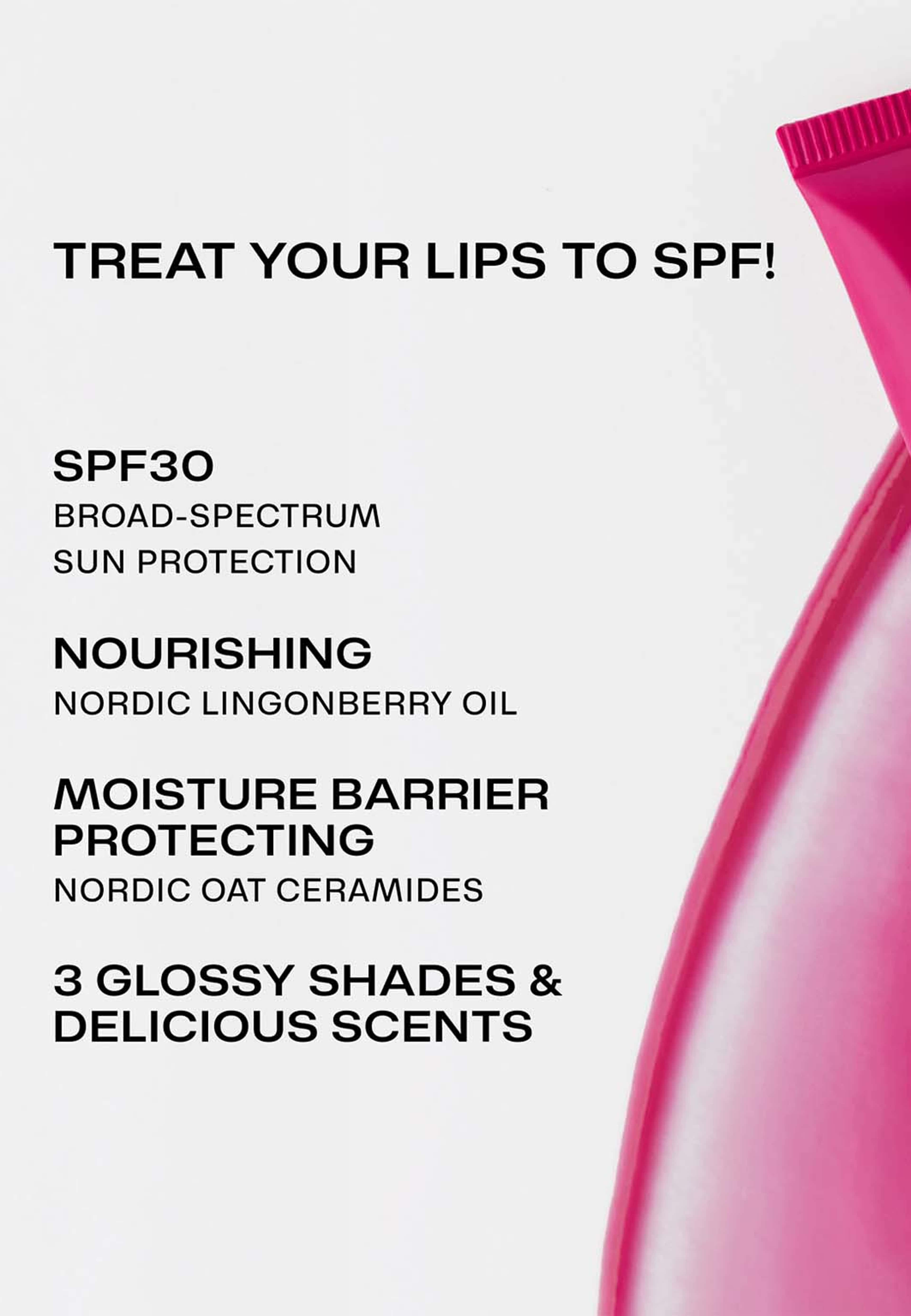 Lip Glow Oil Balm SPF30, från Lumene, i färgen Cherry. Klicka för att öppna bilden i stort format