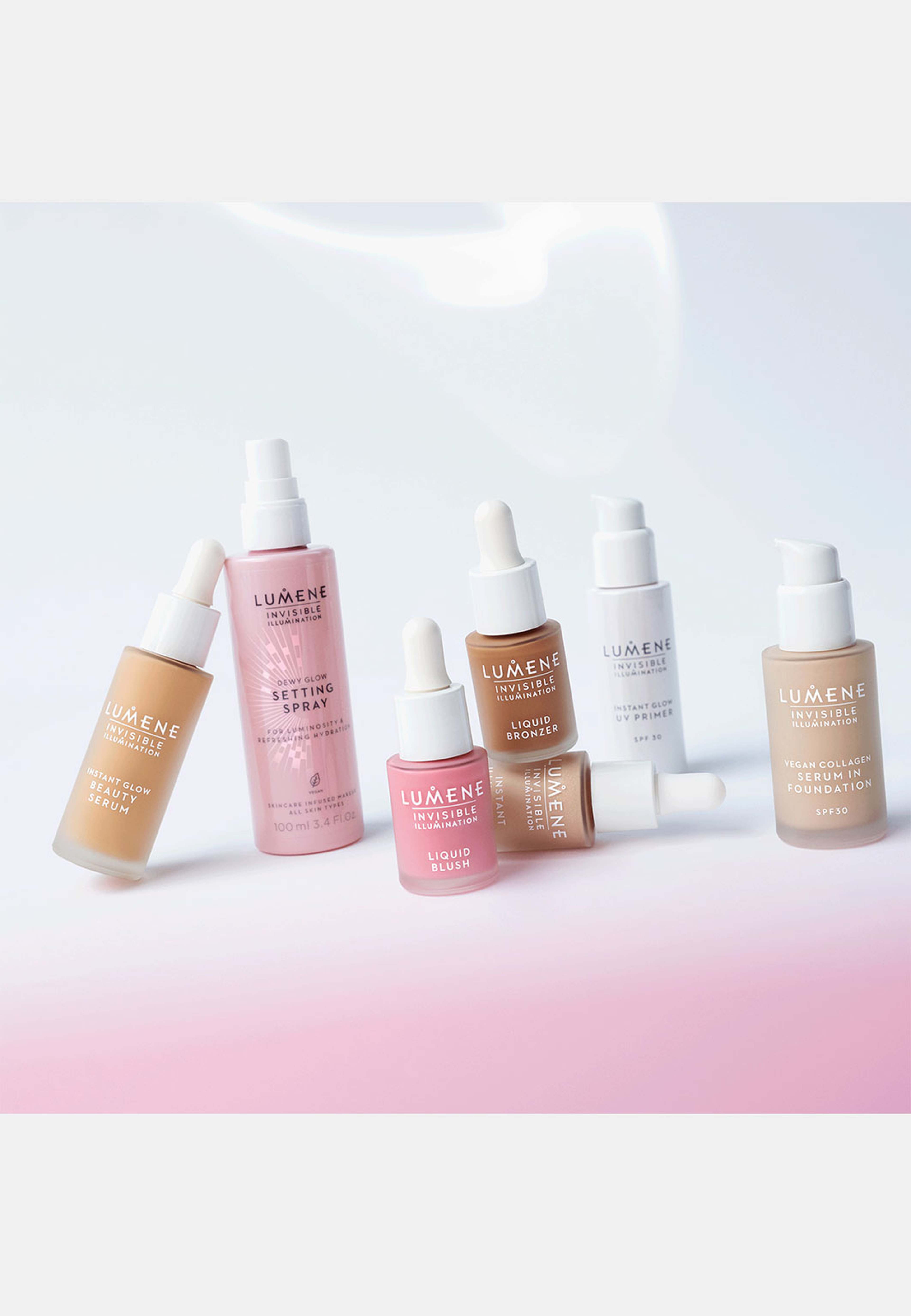 Invisible Illumination Instant Glow Beauty Serum, från Lumene, i färgen 100. Klicka för att öppna bilden i stort format