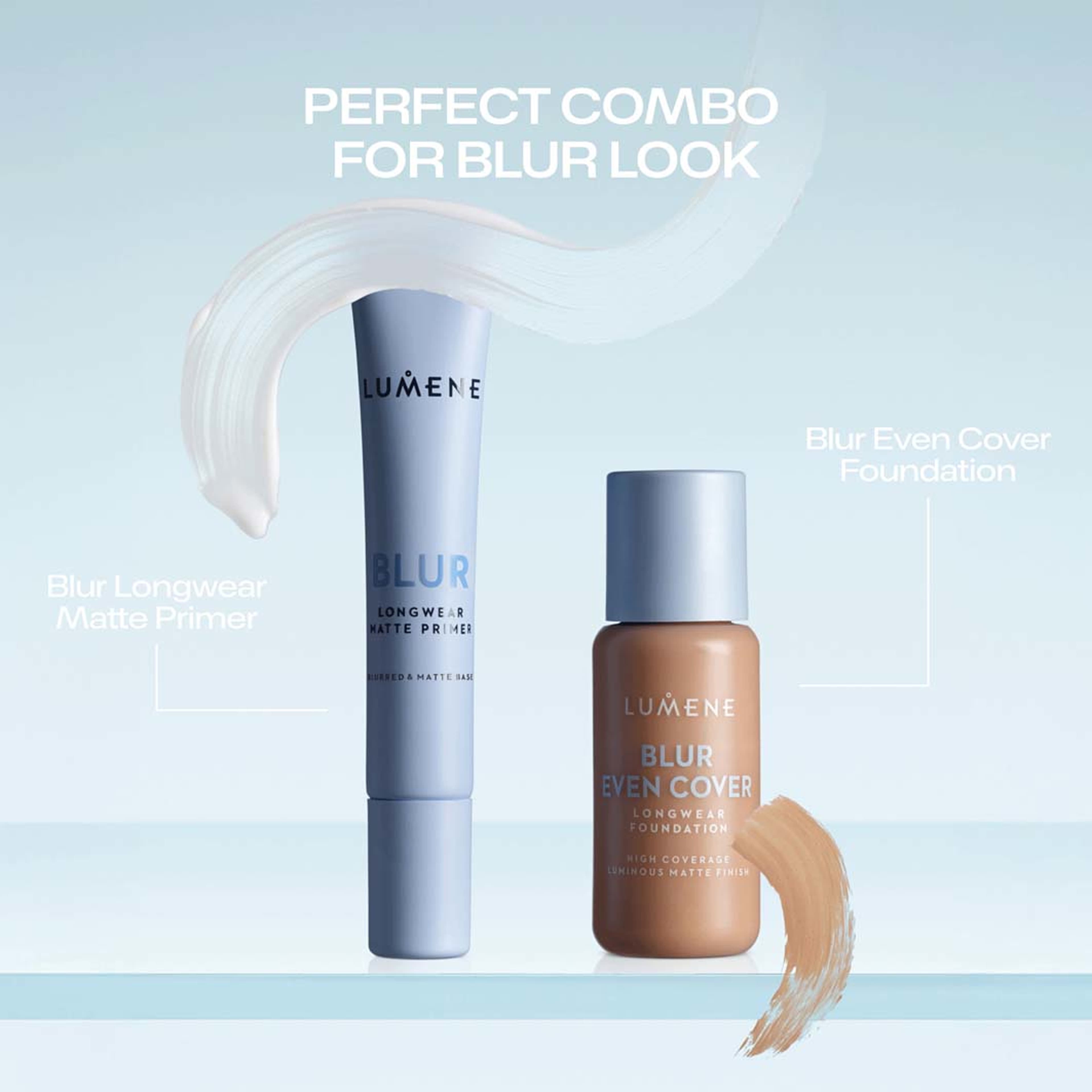 Blur Even Cover Foundation, från Lumene, i färgen 1.5. Klicka för att öppna bilden i stort format