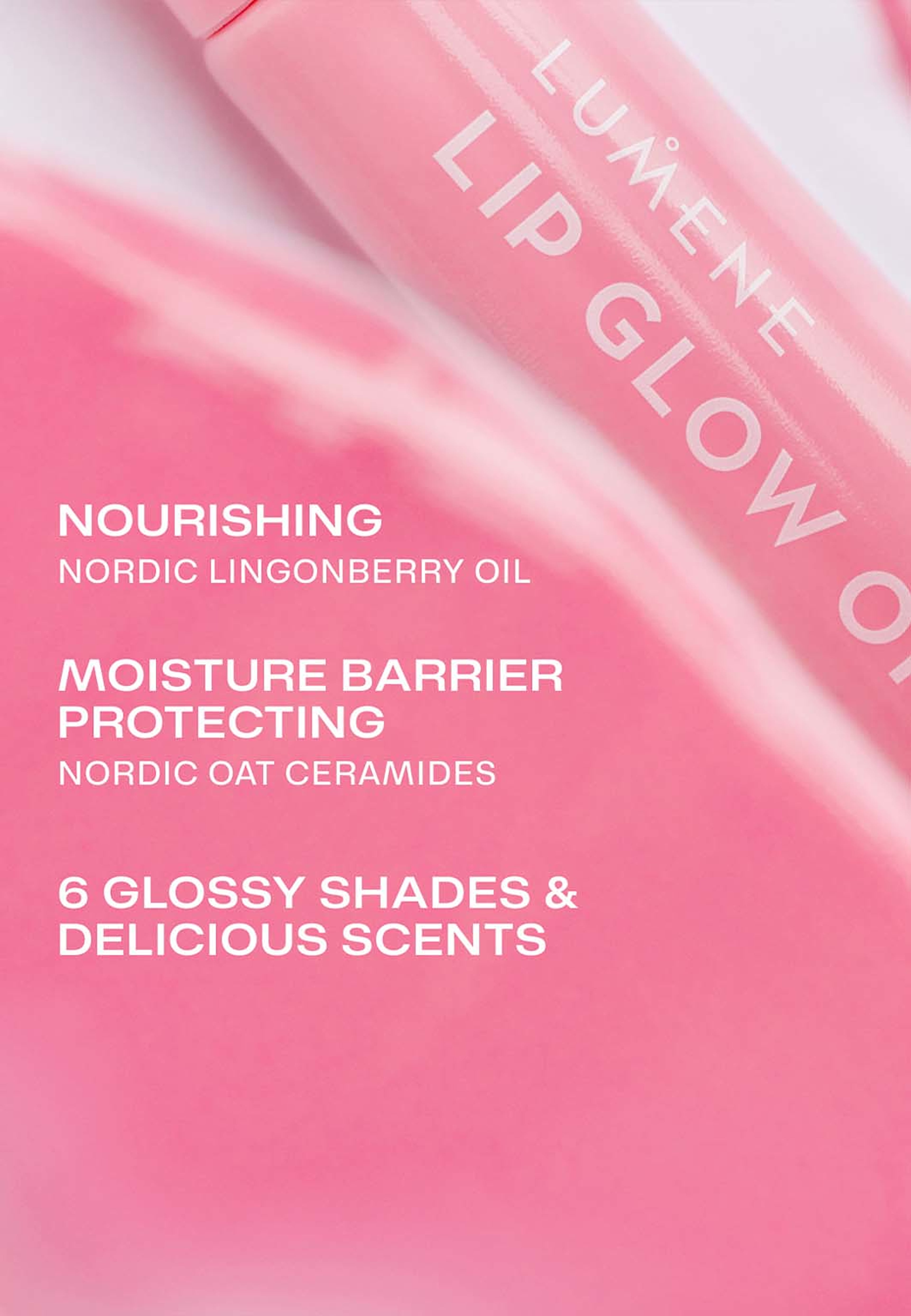 Lip Glow Oil Balm, från Lumene, i färgen Berry Cream. Klicka för att öppna bilden i stort format