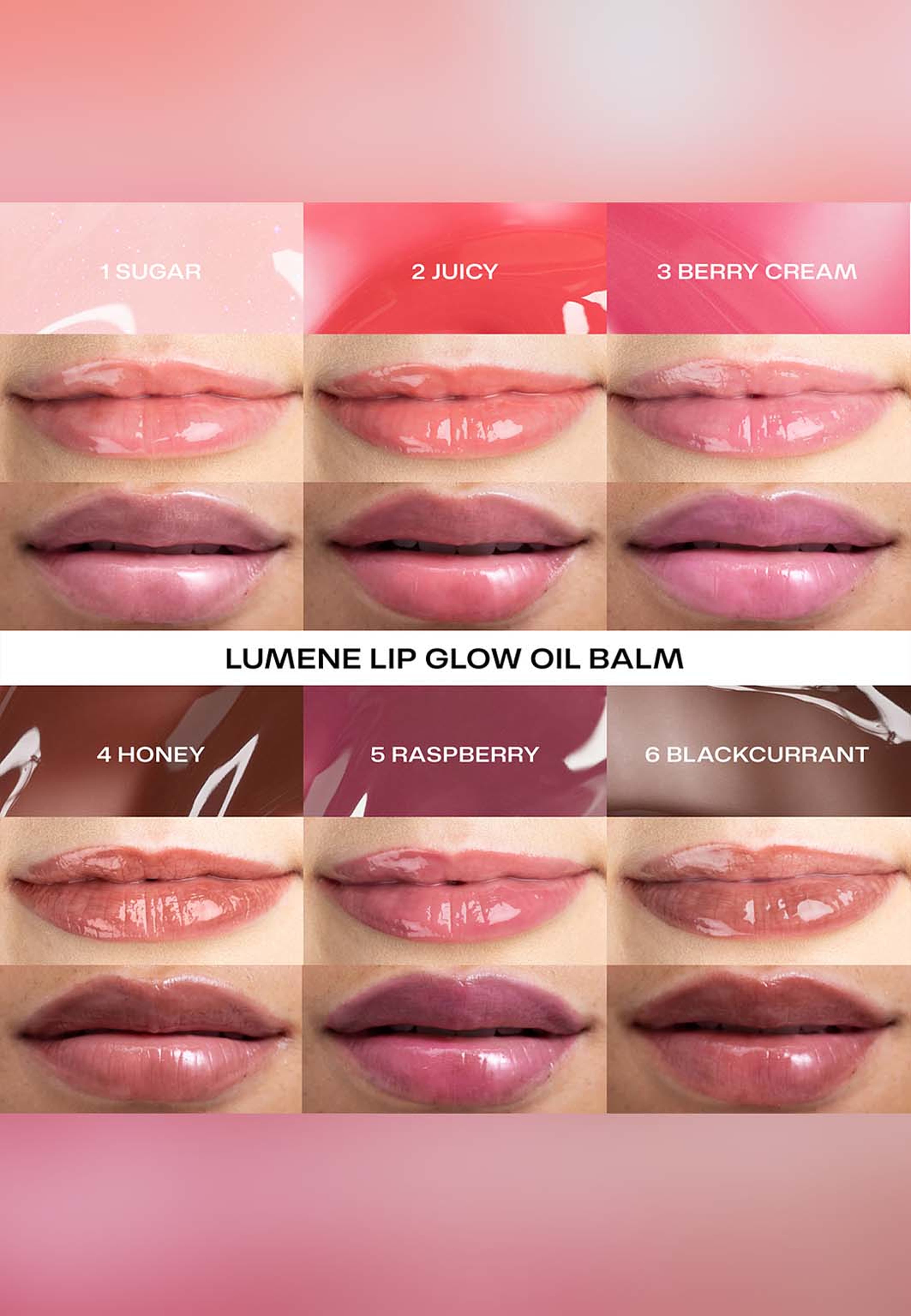 Lip Glow Oil Balm, från Lumene, i färgen Berry Cream. Klicka för att öppna bilden i stort format