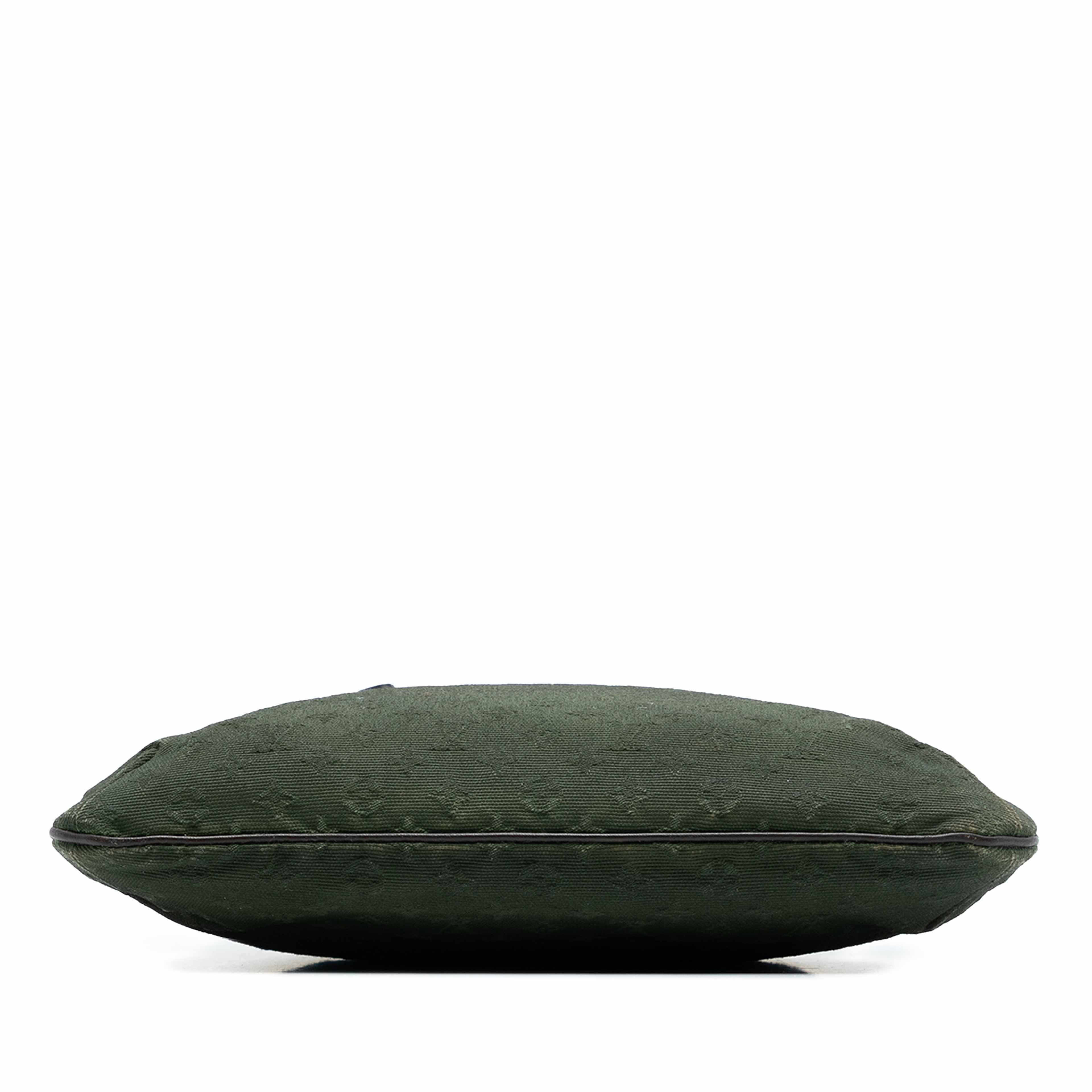 Louis Vuitton Monogram Mini Lin Francoise, från Luxclusif, i färgen green. Klicka för att öppna bilden i stort format