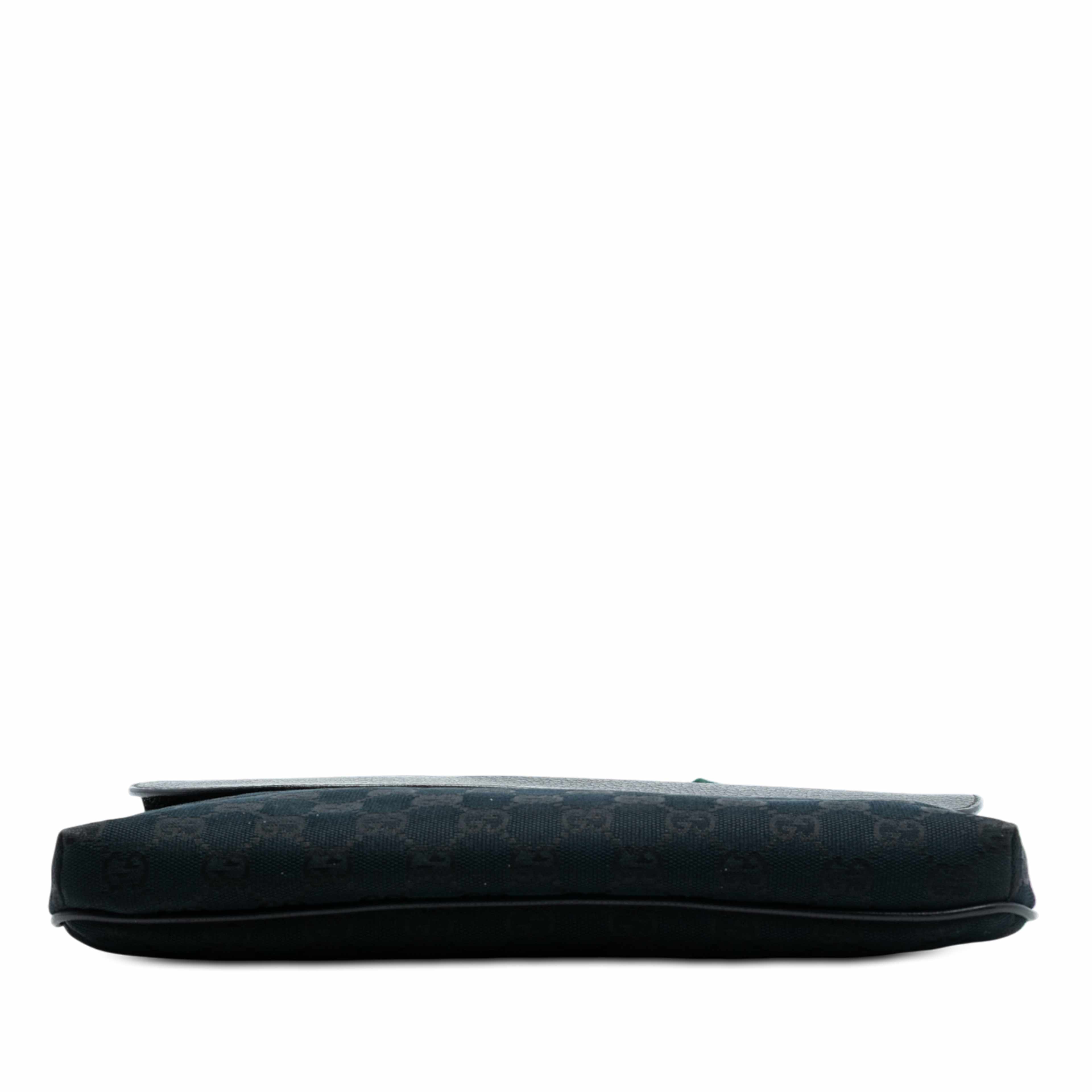 Gucci Gg Canvas Web Crossbody, från Luxclusif, i färgen black. Klicka för att öppna bilden i stort format