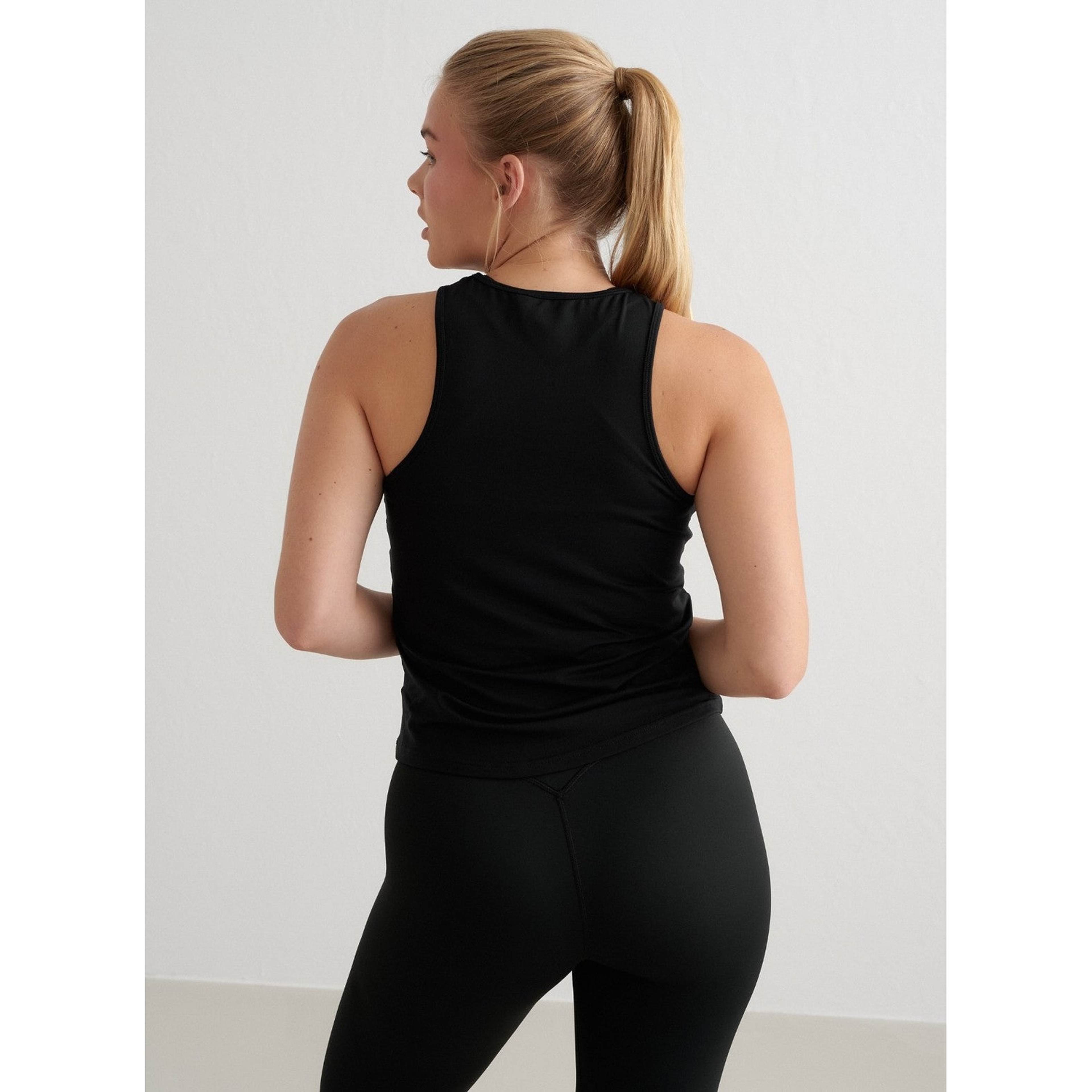 Black Soft Basic Singlet
