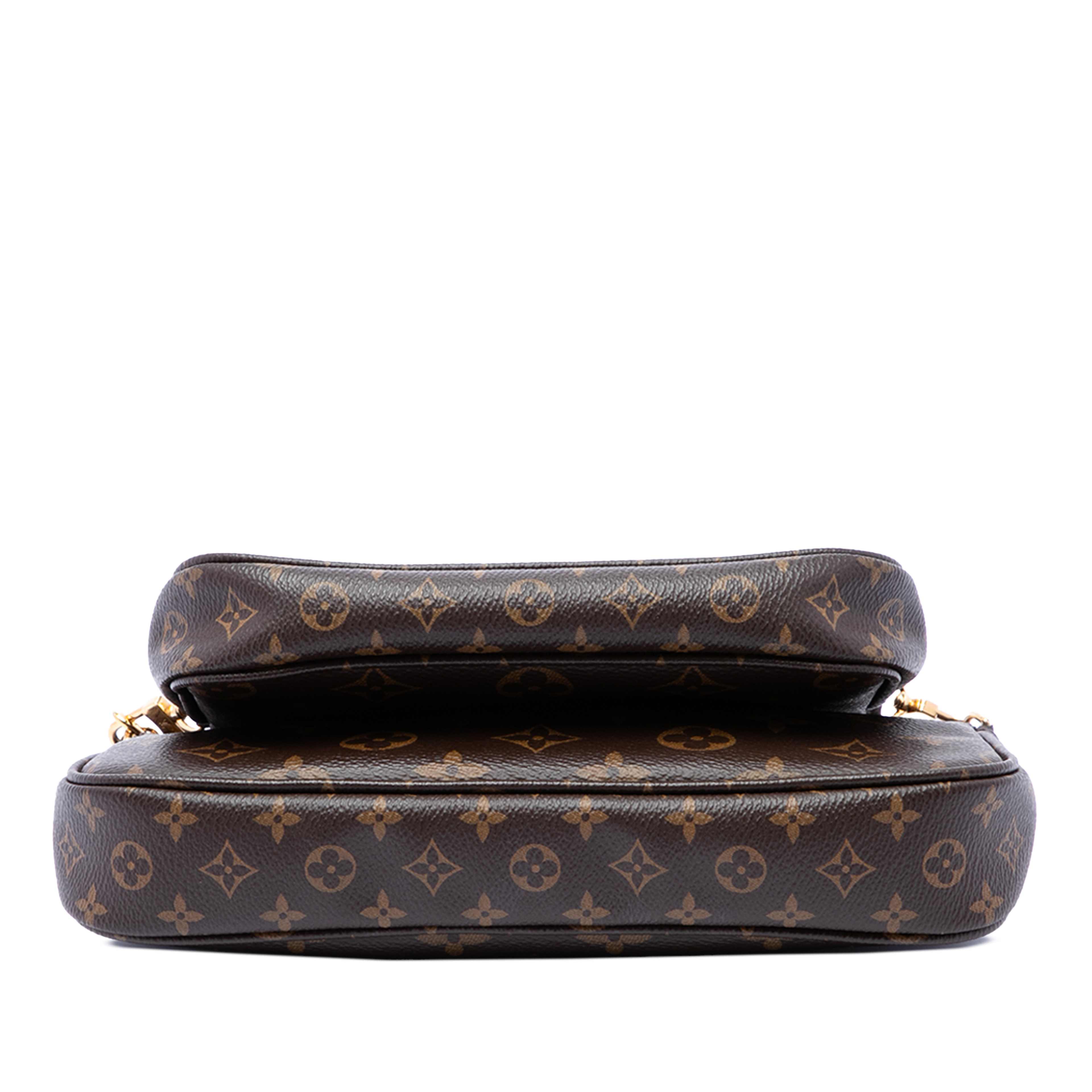 Louis Vuitton Monogram Multi Pochette Accessoires, från Luxclusif, i färgen brun. Klicka för att öppna bilden i stort format
