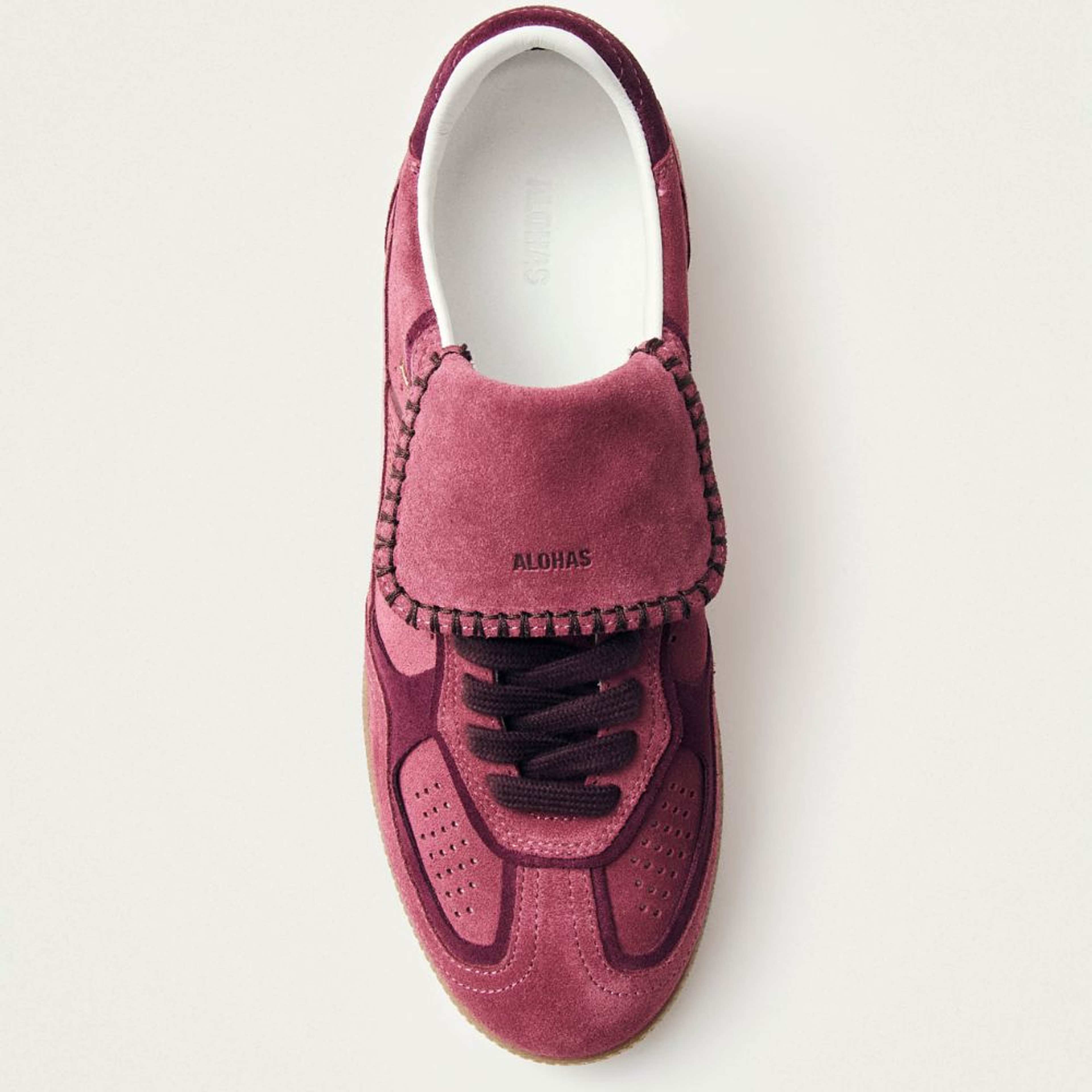 Tb.490 Club Suede Raspberry Leather Sneakers
