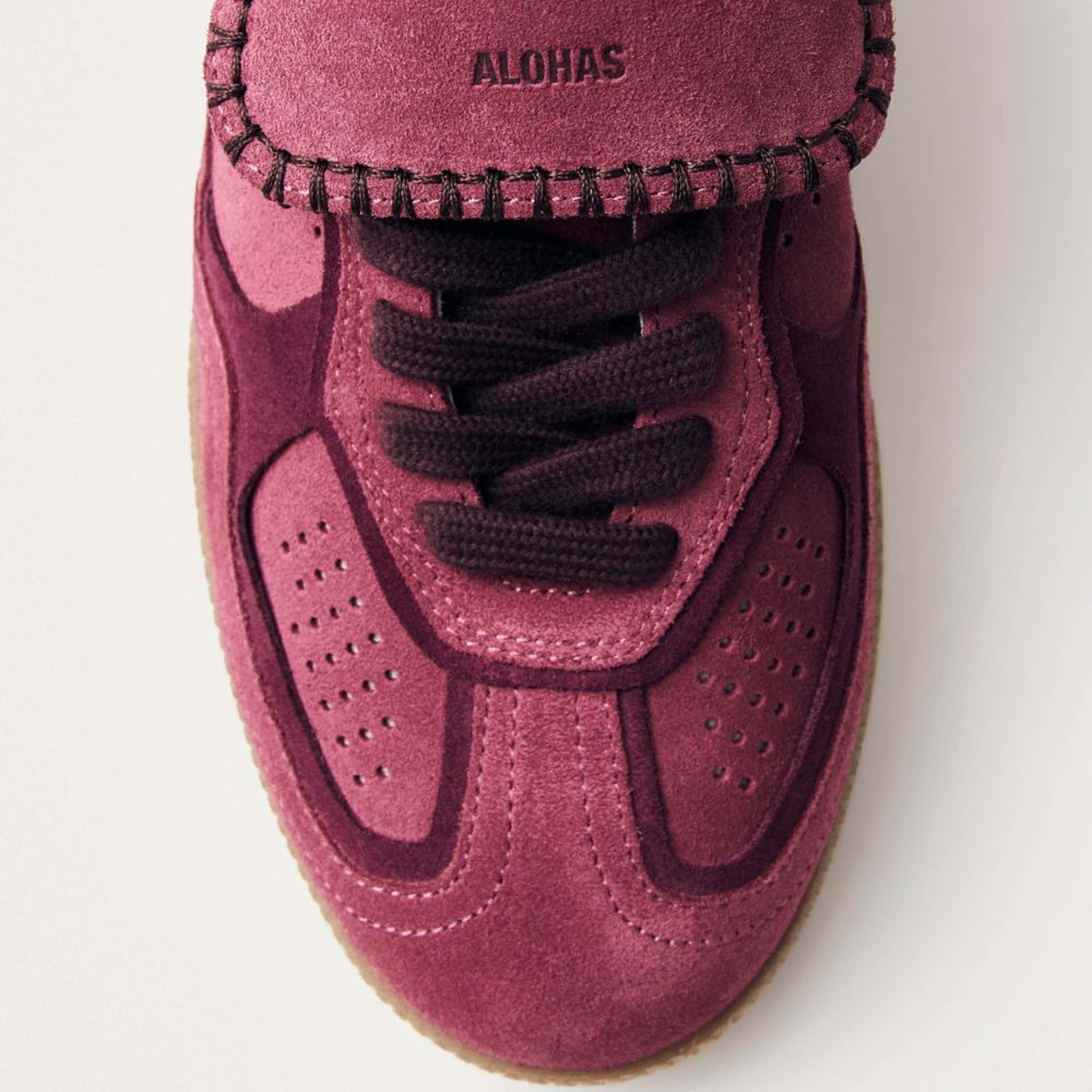 Tb.490 Club Suede Raspberry Leather Sneakers