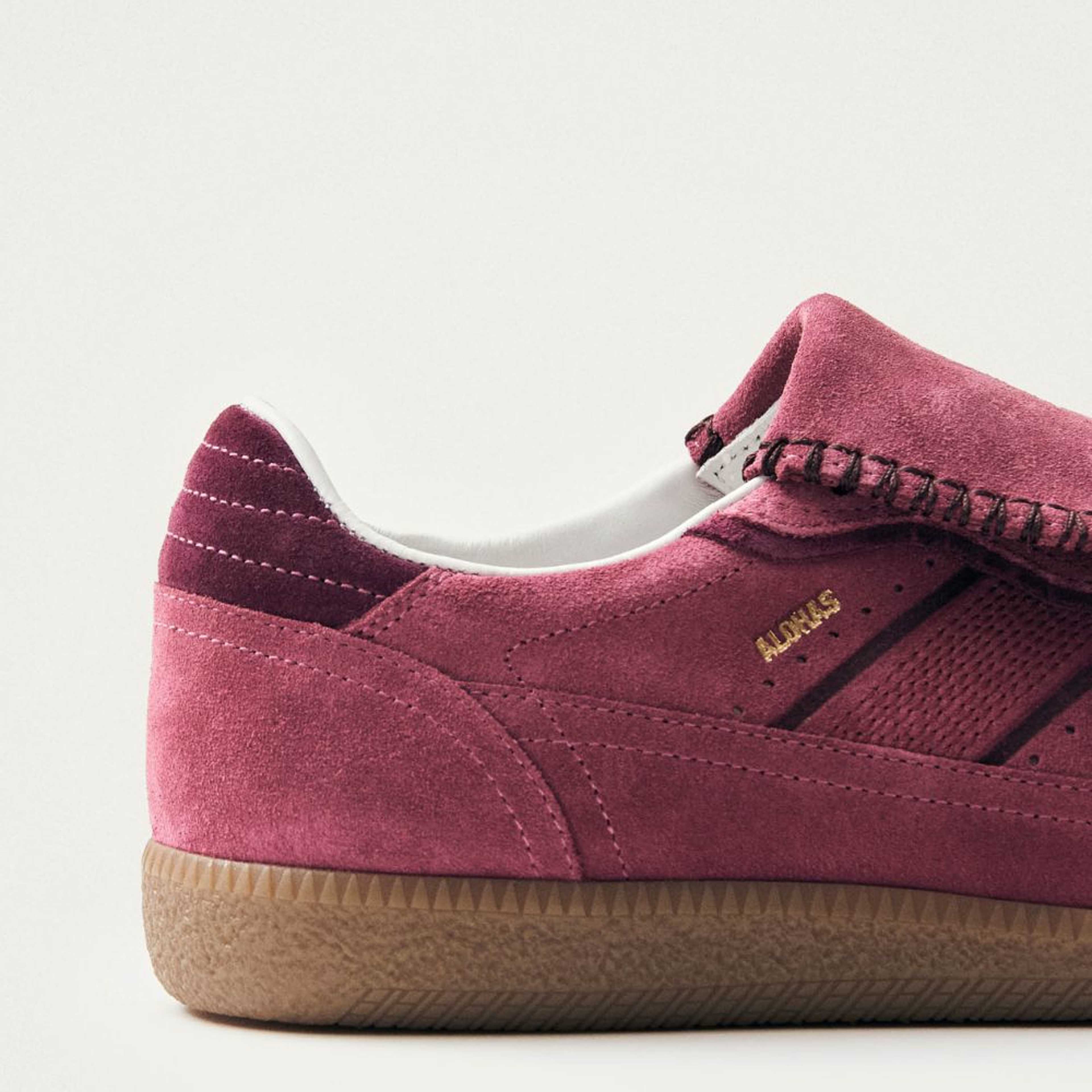 Tb.490 Club Suede Raspberry Leather Sneakers