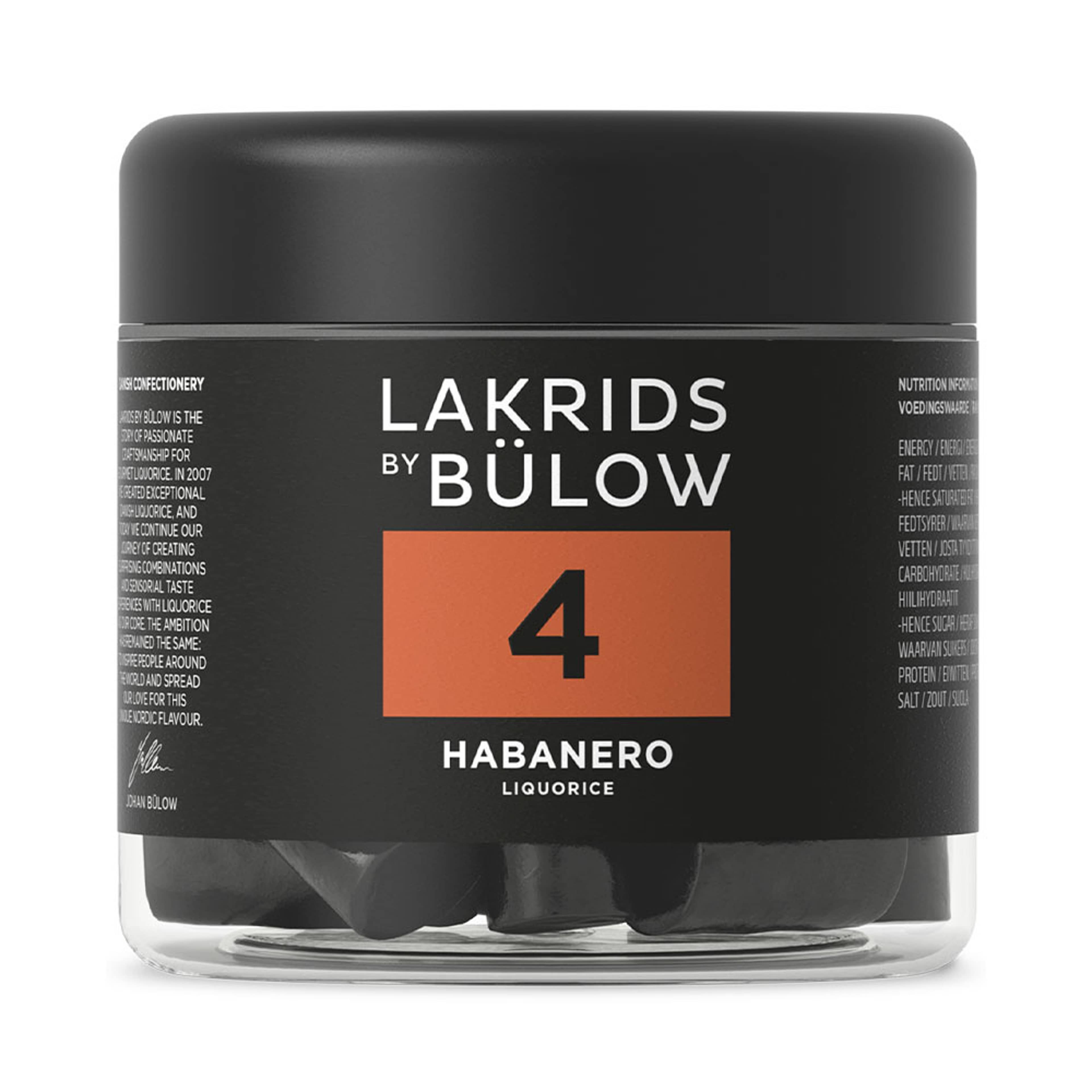 Lakrits Small No.4 – Habanero, från Lakrids by Bülow, i färgen Habanero Liquorice. Klicka för att öppna bilden i stort format