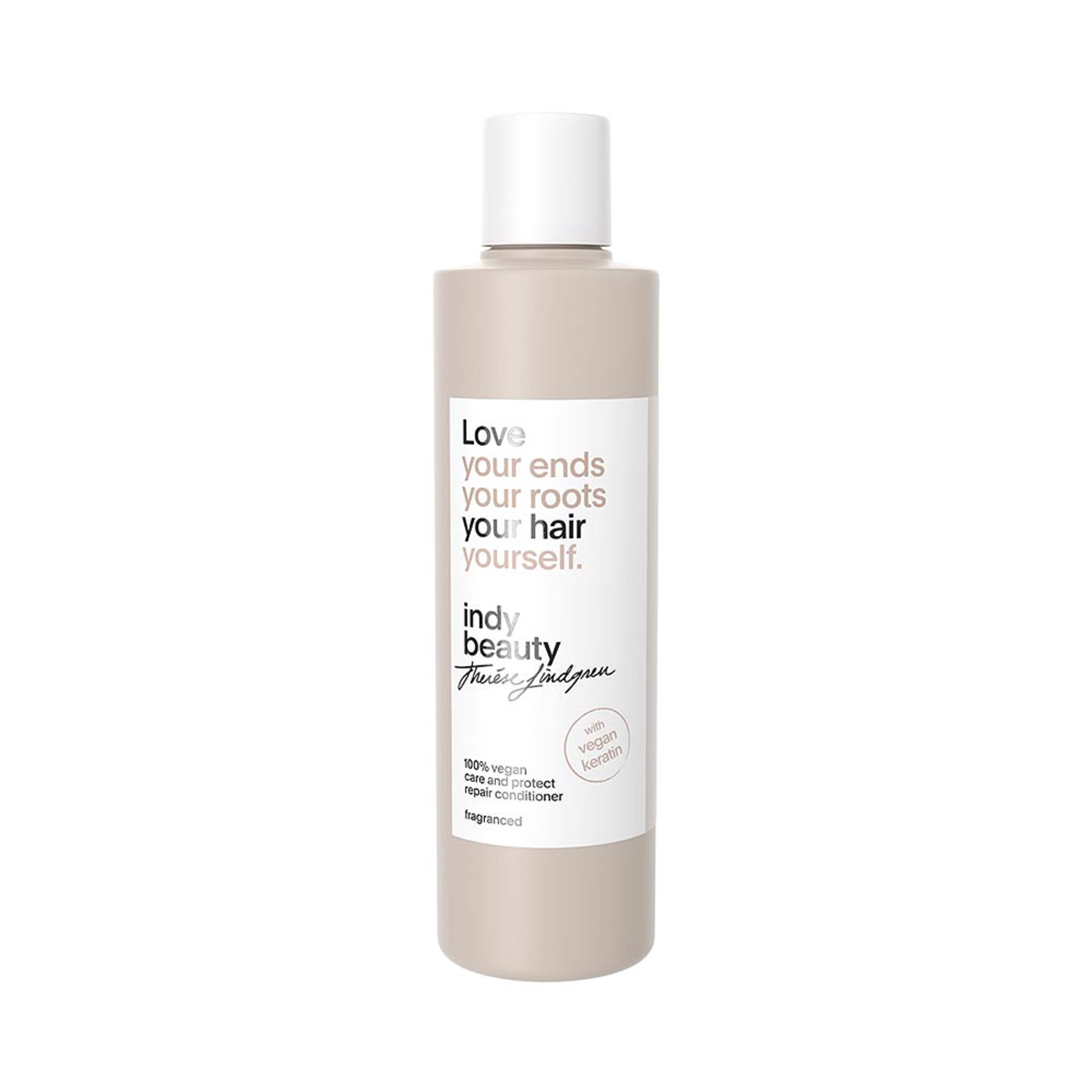 Care And Protect Repair Conditioner, från Indy Beauty. Klicka för att öppna bilden i stort format