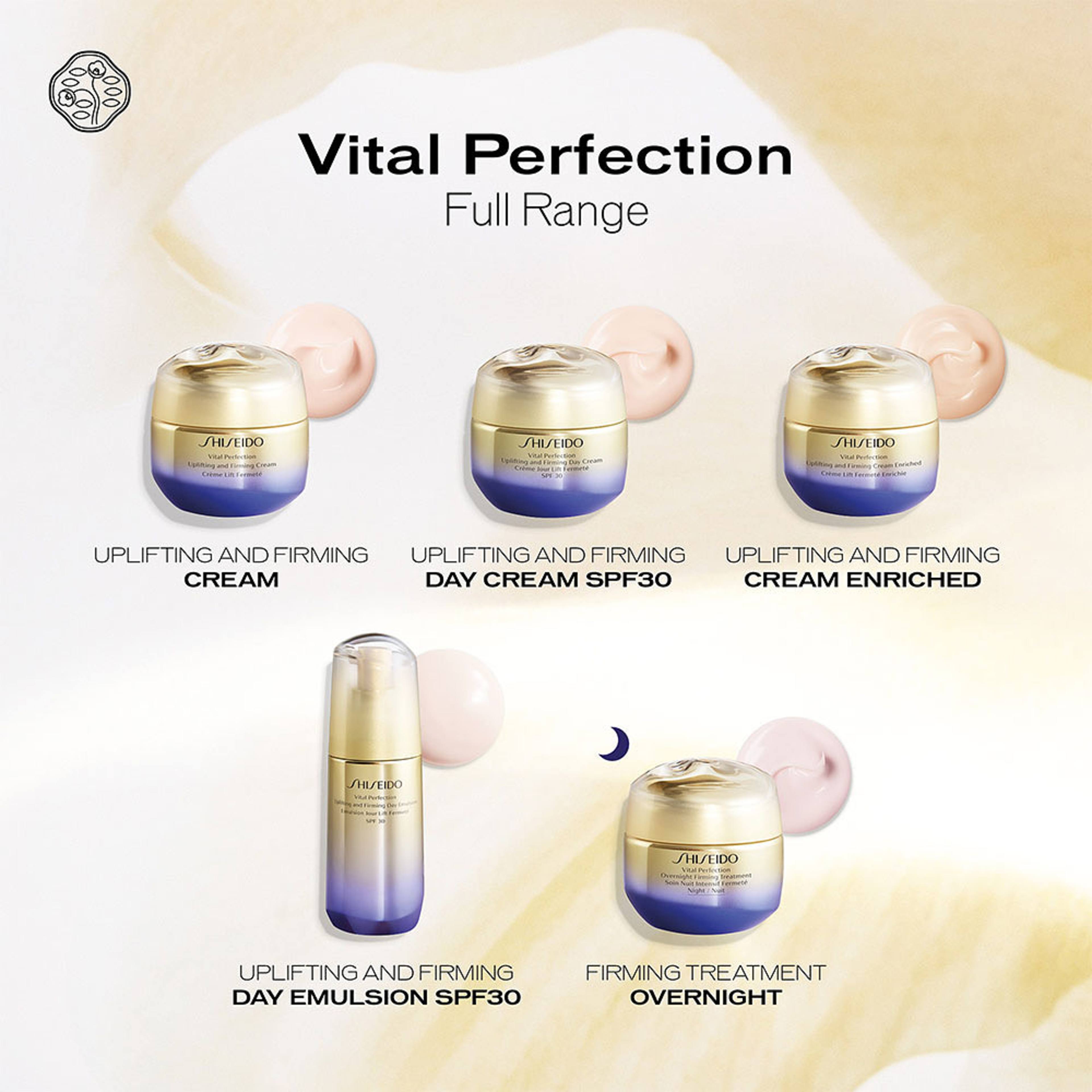 Uplifting And Firming Day Emulsion Spf30, 75 ml, från Shiseido. Klicka för att öppna bilden i stort format