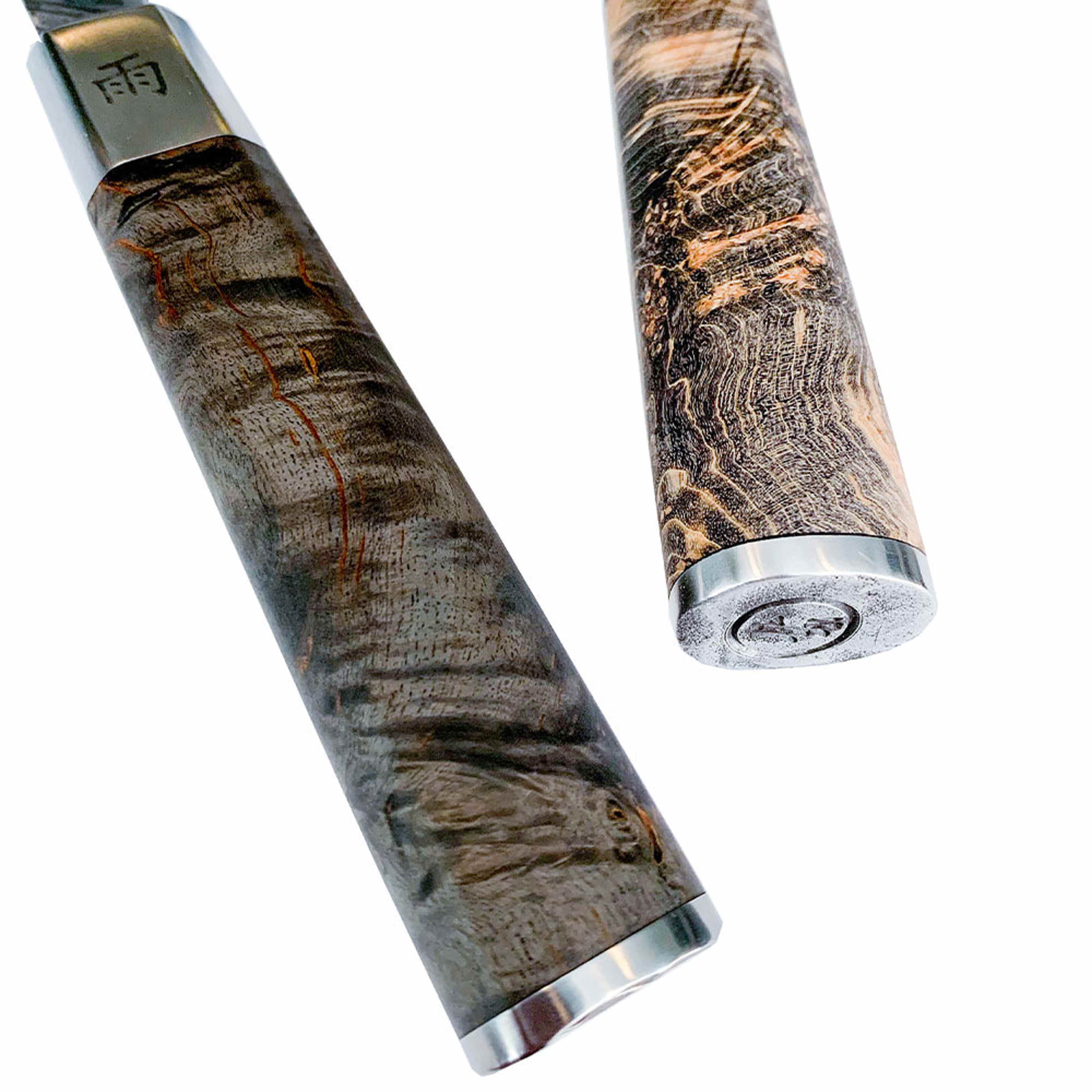 Ame Gyuto, Kockkniv 21 cm, från Satake. Klicka för att öppna bilden i stort format