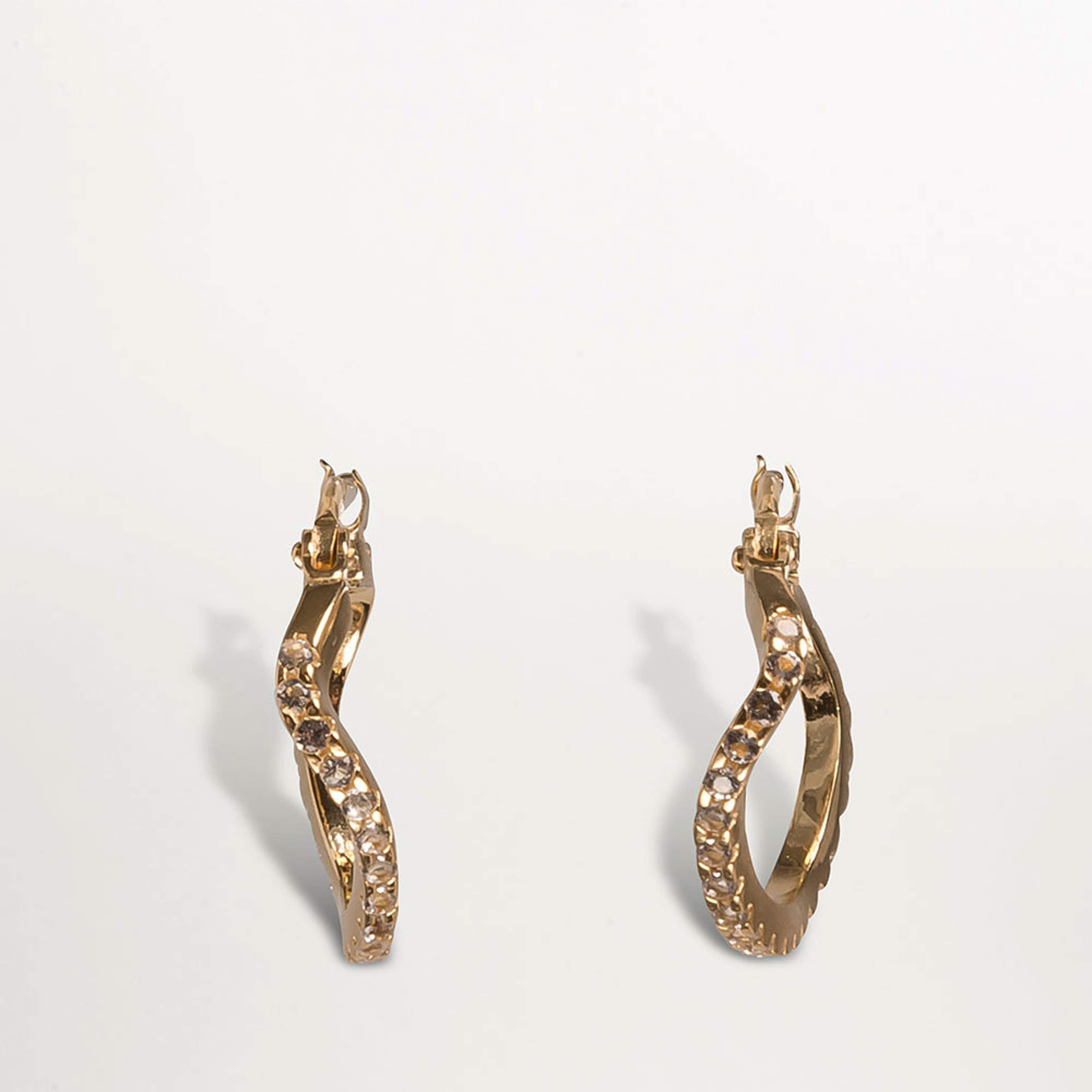 DISTORTED HOOP EARRING S