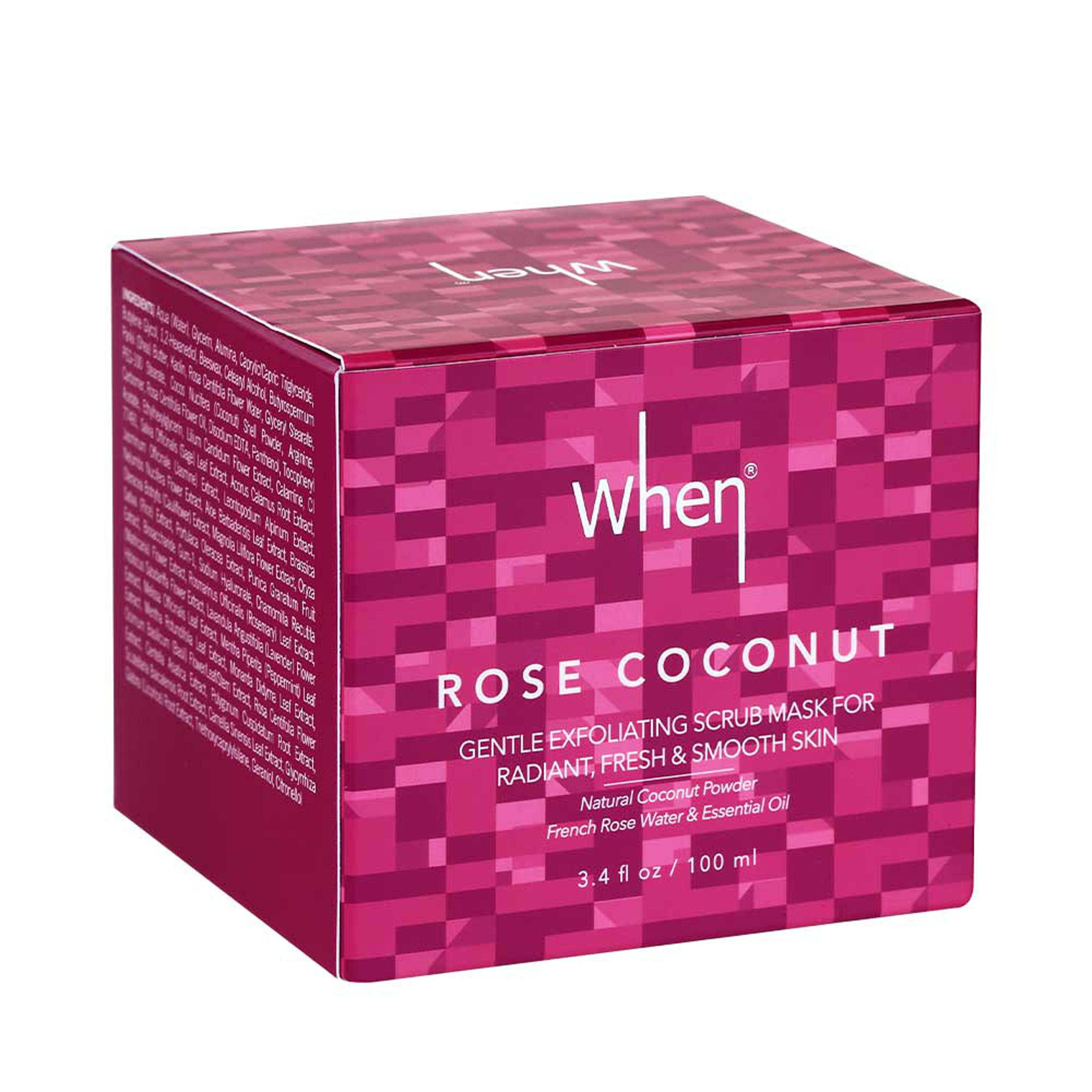 Rose Coconut Gentle Exfoliating Scrub Mask