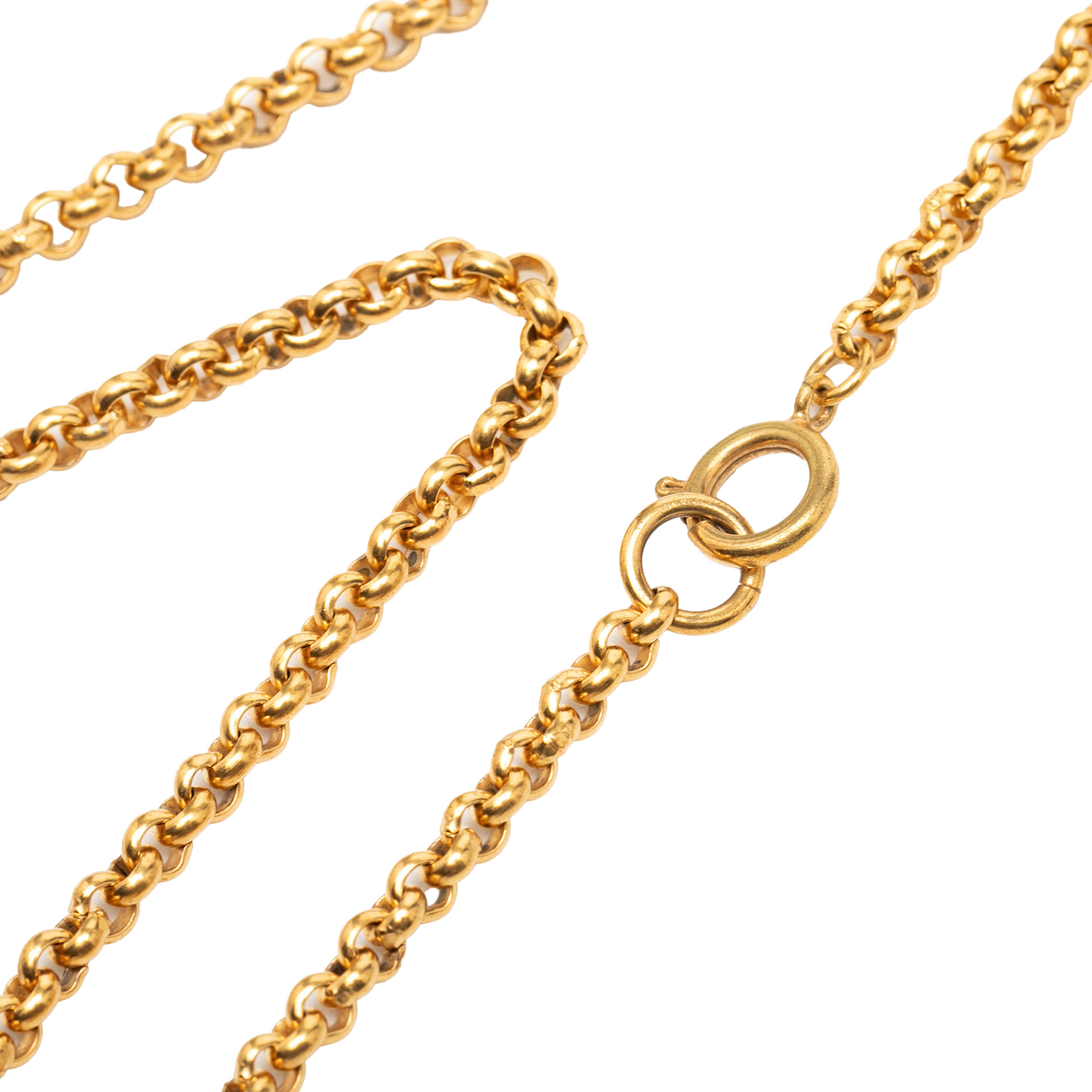 Chanel Cc Gold Plated Flower Pendant Necklace, från Luxclusif, i färgen gold. Klicka för att öppna bilden i stort format