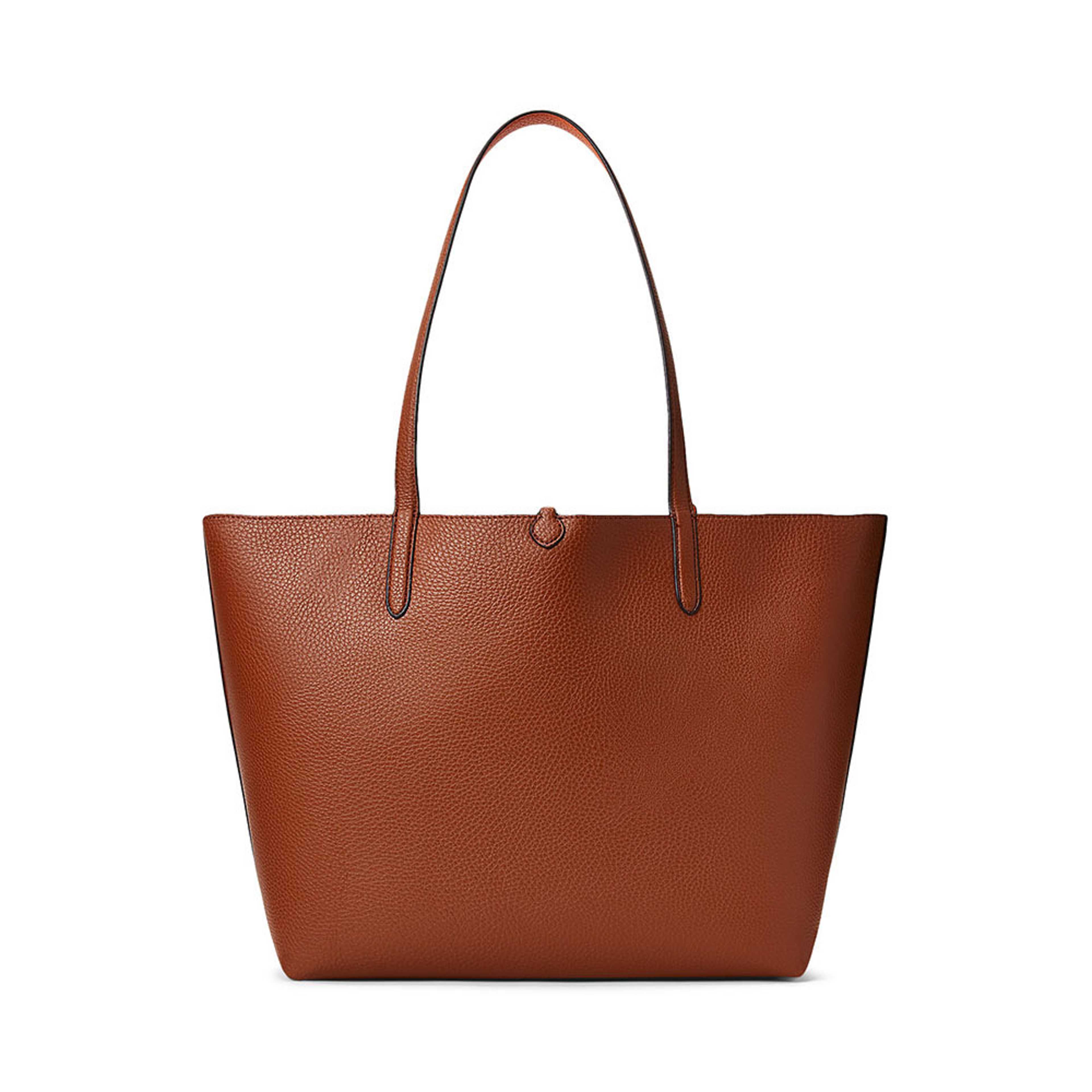 Faux-Leather Reversible Tote