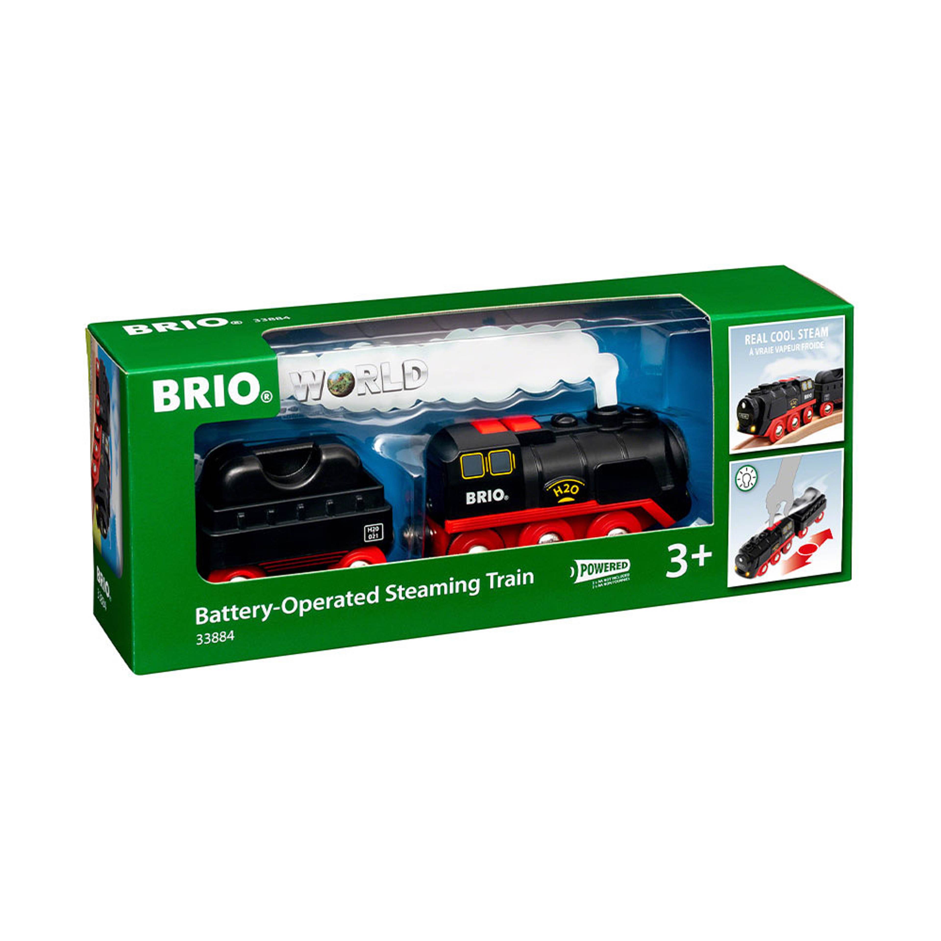 Battery-Operated Steaming Train